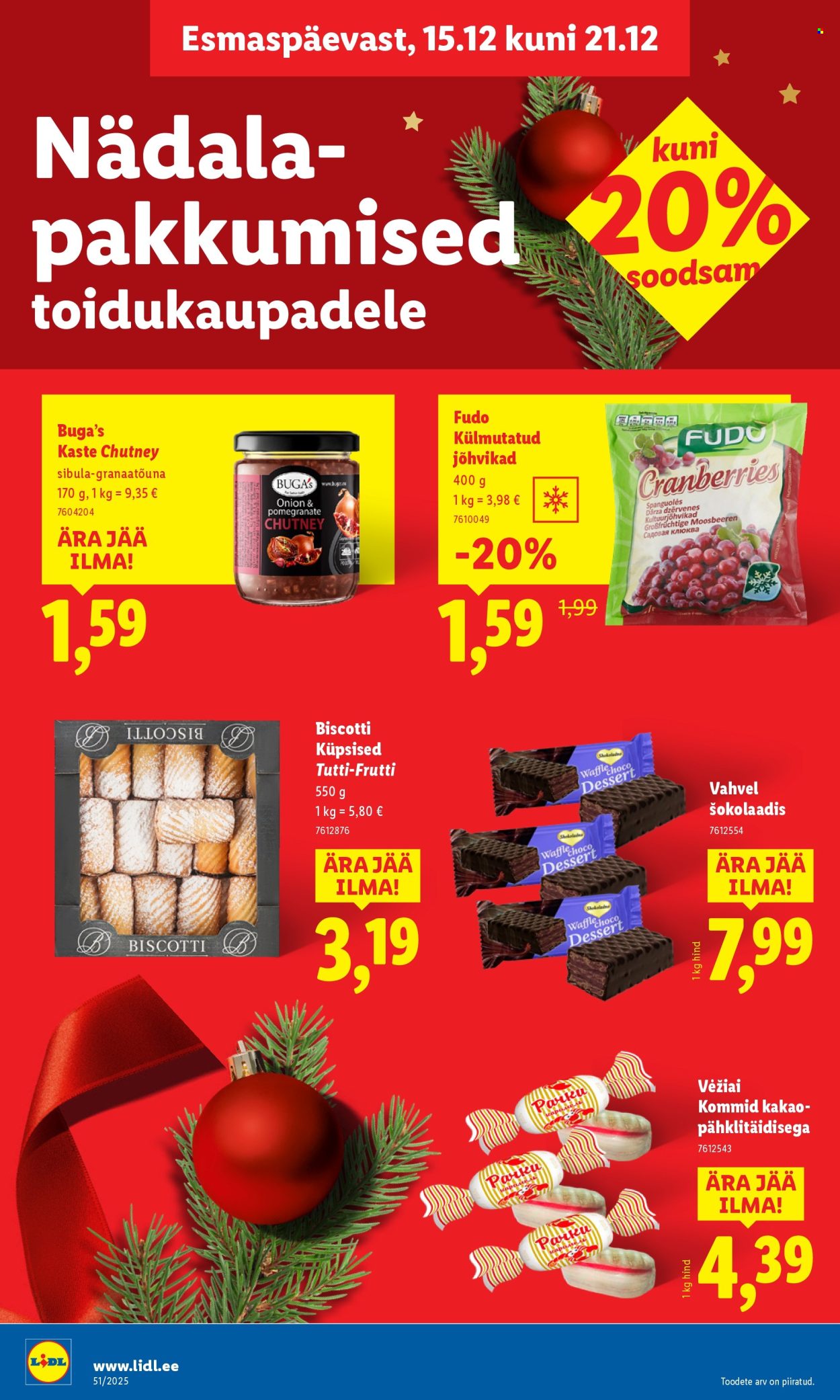 Lidl kliendileht - 15.12.2025 - 21.12.2025. Lehekülg 28