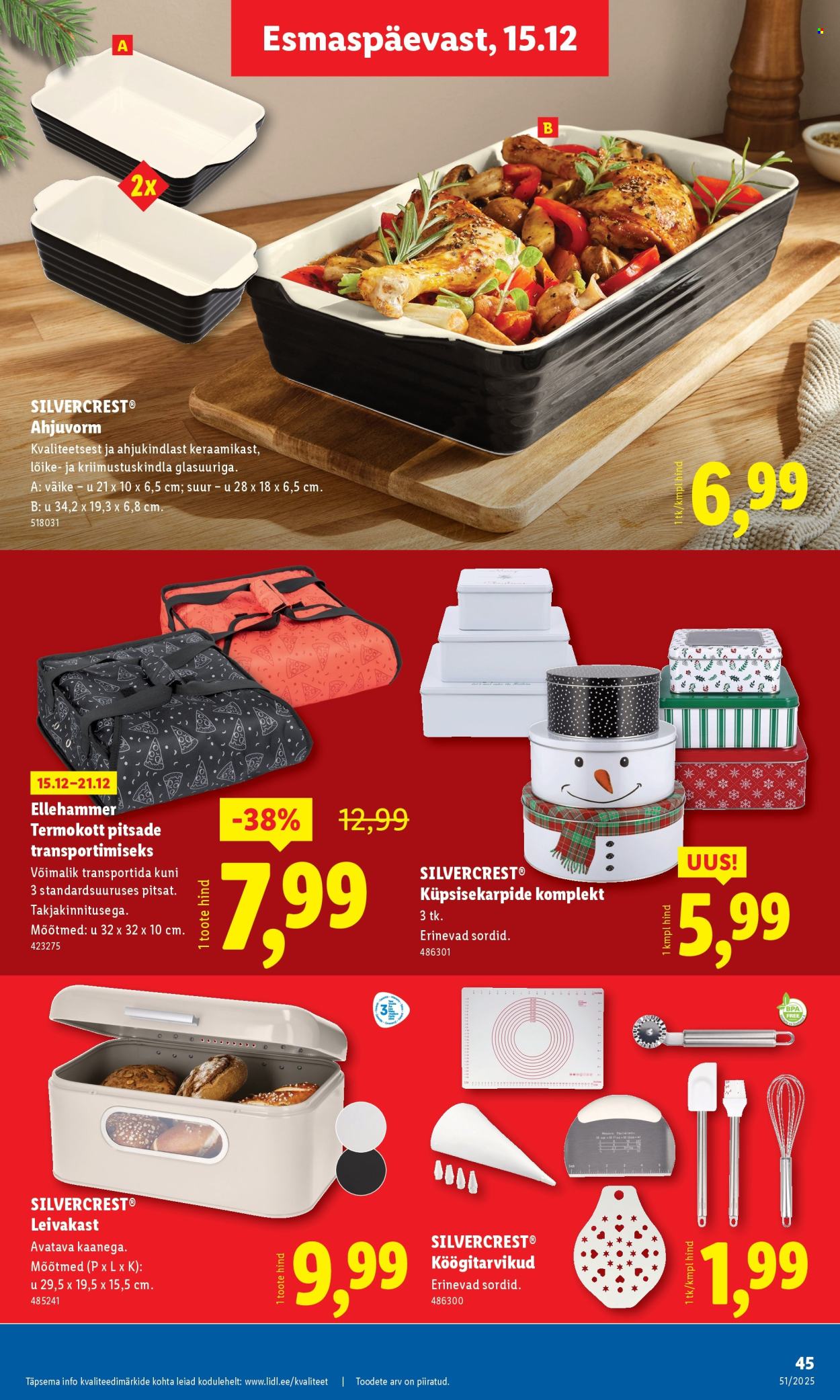 Lidl kliendileht - 15.12.2025 - 21.12.2025. Lehekülg 45