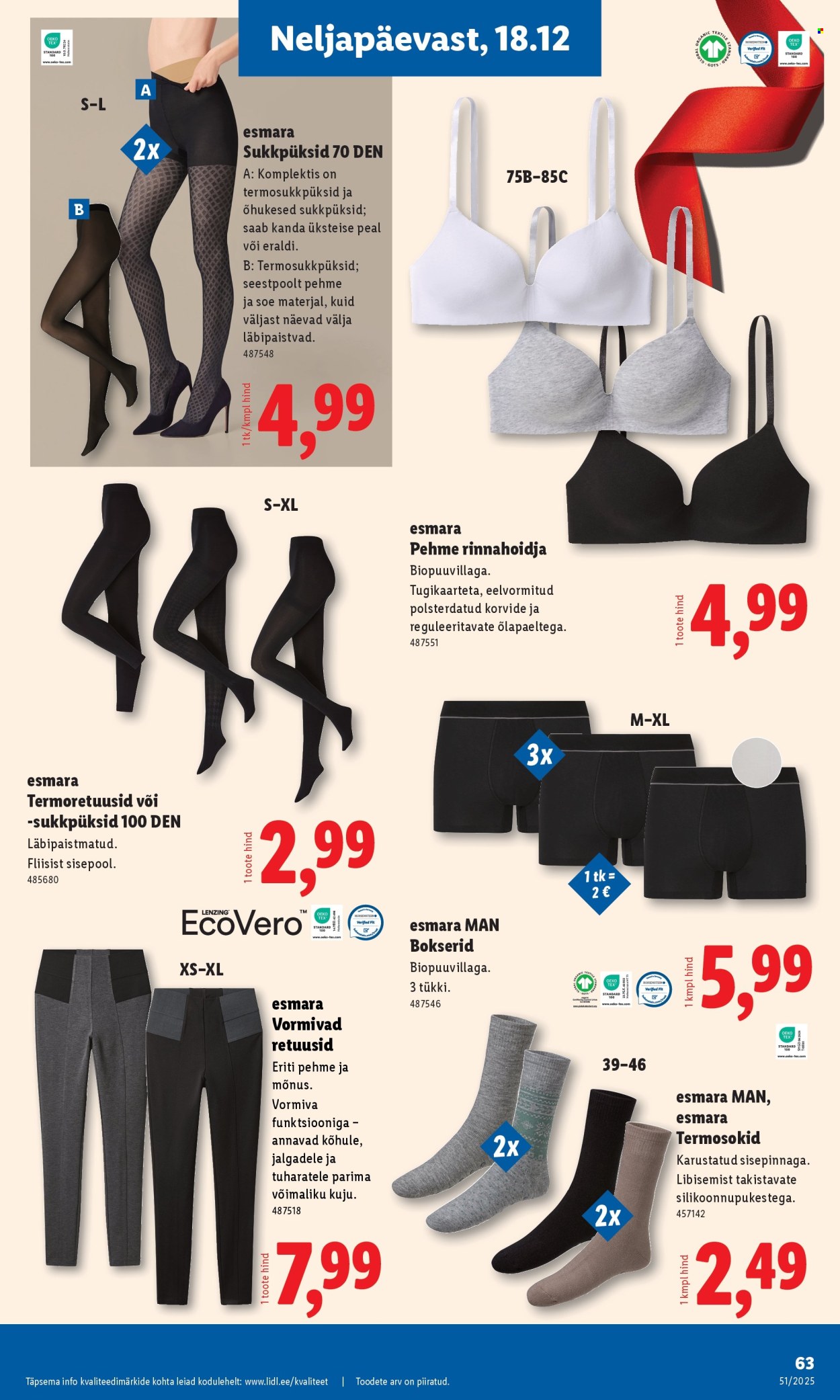 Lidl kliendileht - 15.12.2025 - 21.12.2025. Lehekülg 63