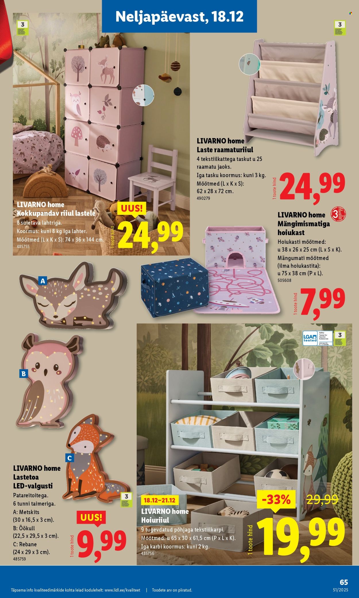 Lidl kliendileht - 15.12.2025 - 21.12.2025. Lehekülg 65