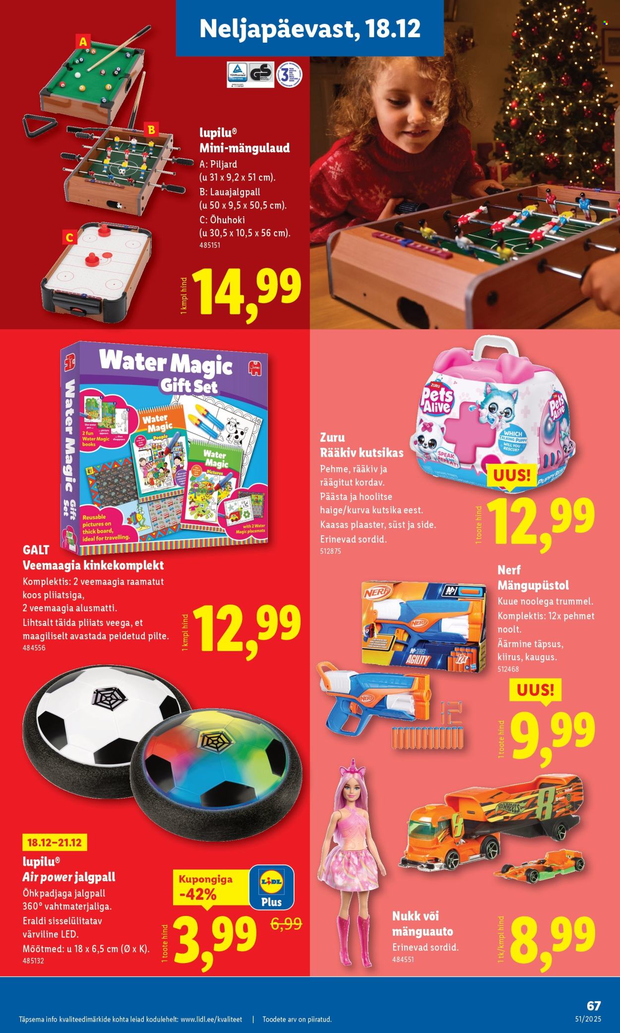 Lidl kliendileht - 15.12.2025 - 21.12.2025. Lehekülg 67