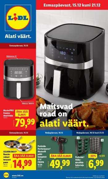 Kaupluse Lidl kliendileht - 15.12.2025 - 21.12.2025.