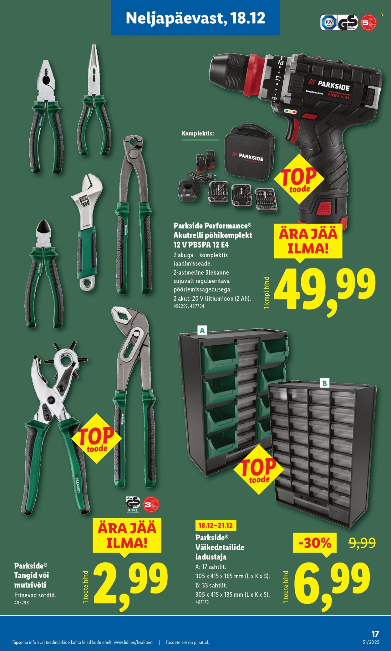 Lidl kliendileht - 15.12.2025 - 21.12.2025. Lehekülg 17