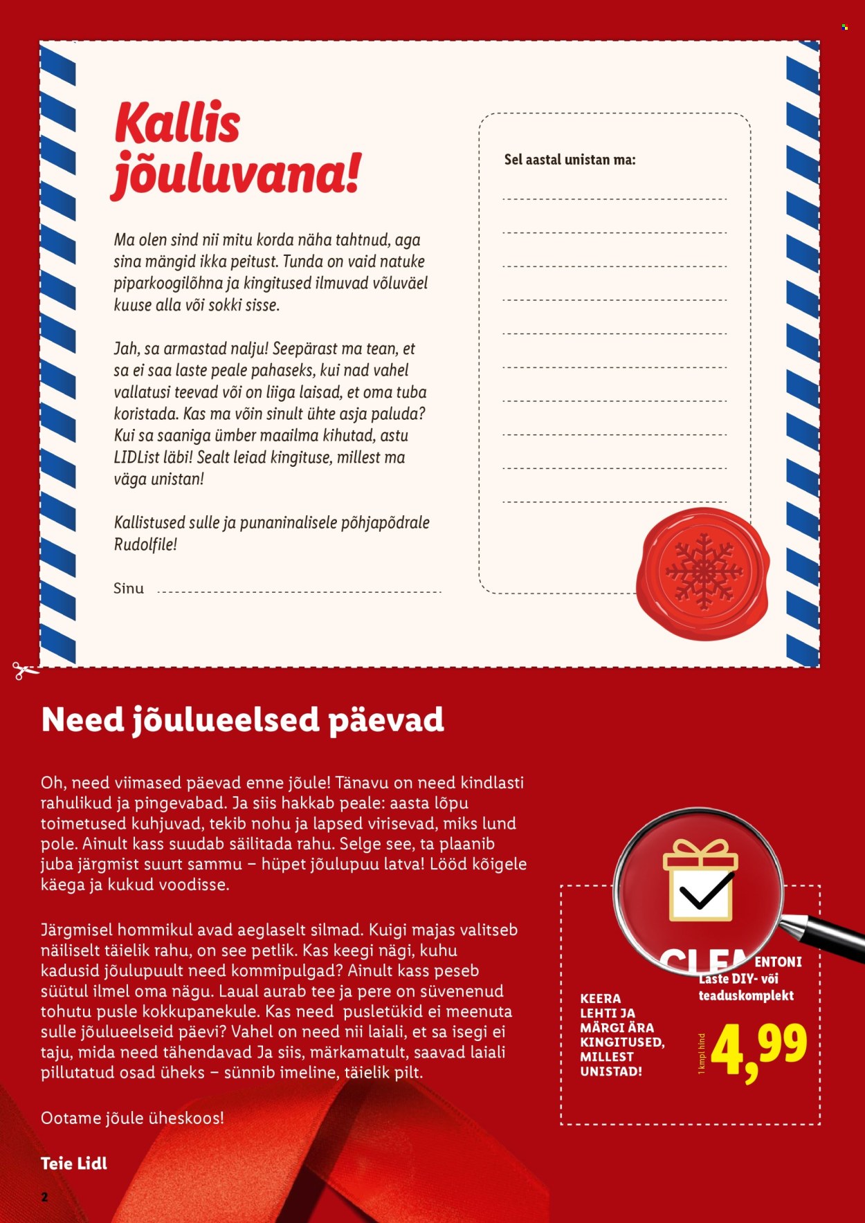 Lidl kliendileht. Lehekülg 2