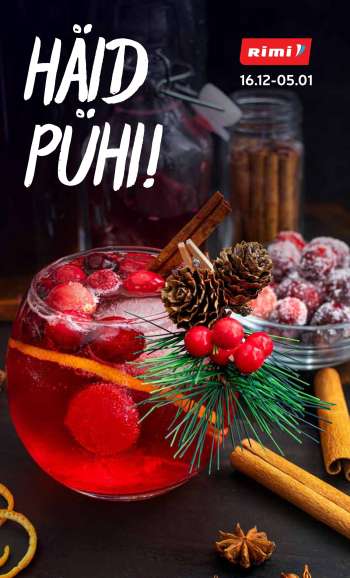 Kaupluse Rimi kliendileht - 16.12.2025 - 05.01.2026.