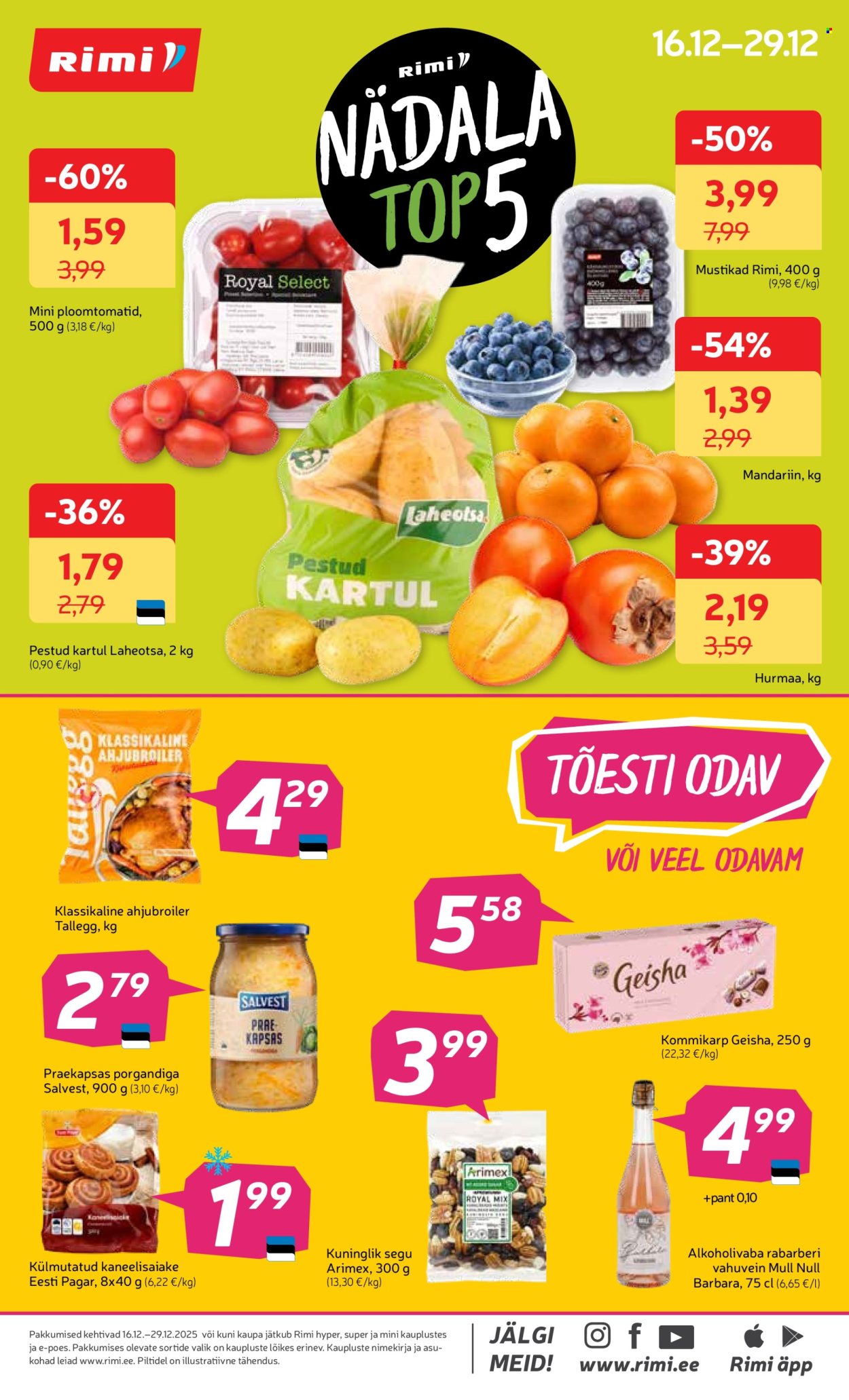 Rimi kliendileht - 16.12.2025 - 29.12.2025. Lehekülg 22