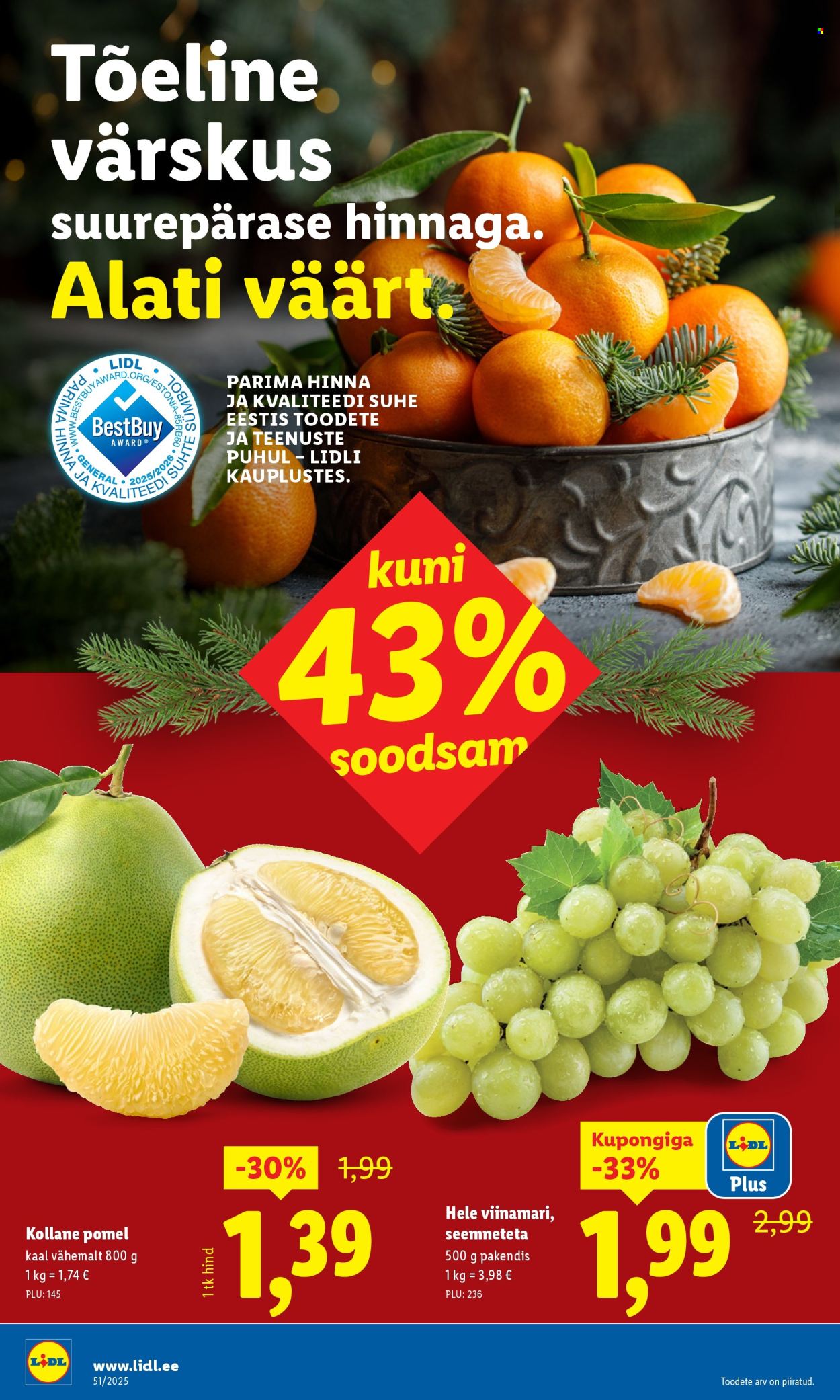 Lidl kliendileht - 18.12.2025 - 21.12.2025. Lehekülg 6