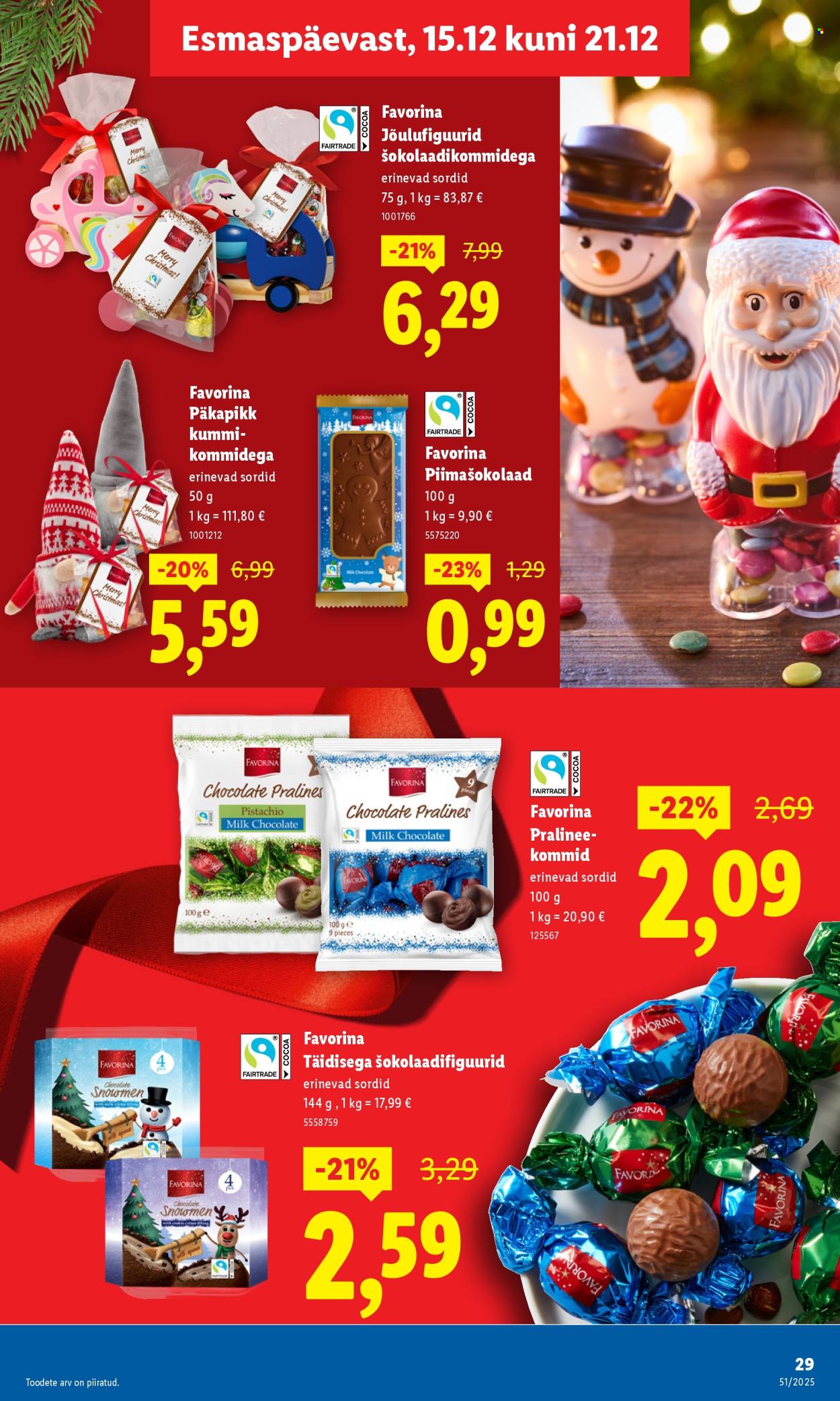 Lidl kliendileht - 18.12.2025 - 21.12.2025. Lehekülg 29