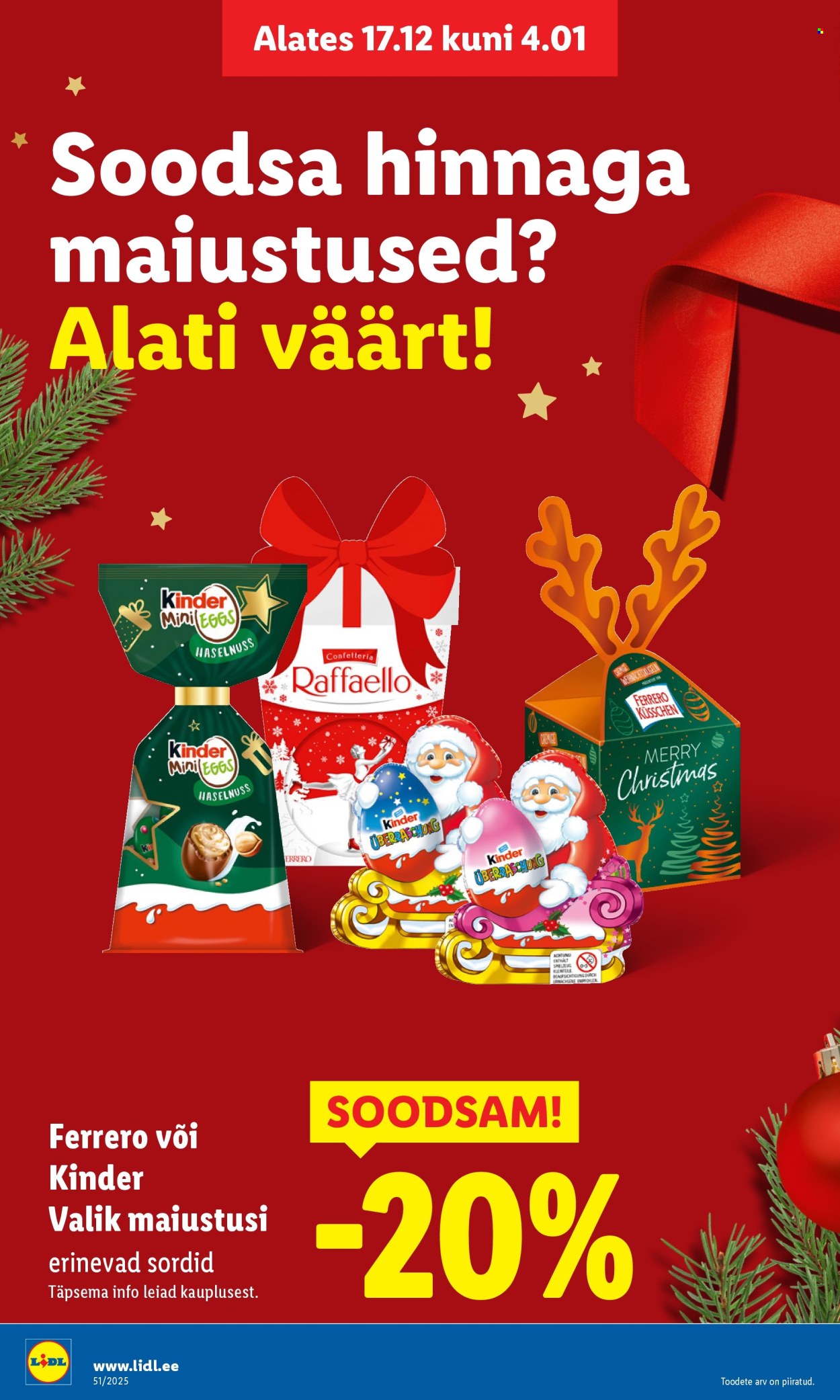 Lidl kliendileht - 18.12.2025 - 21.12.2025. Lehekülg 32