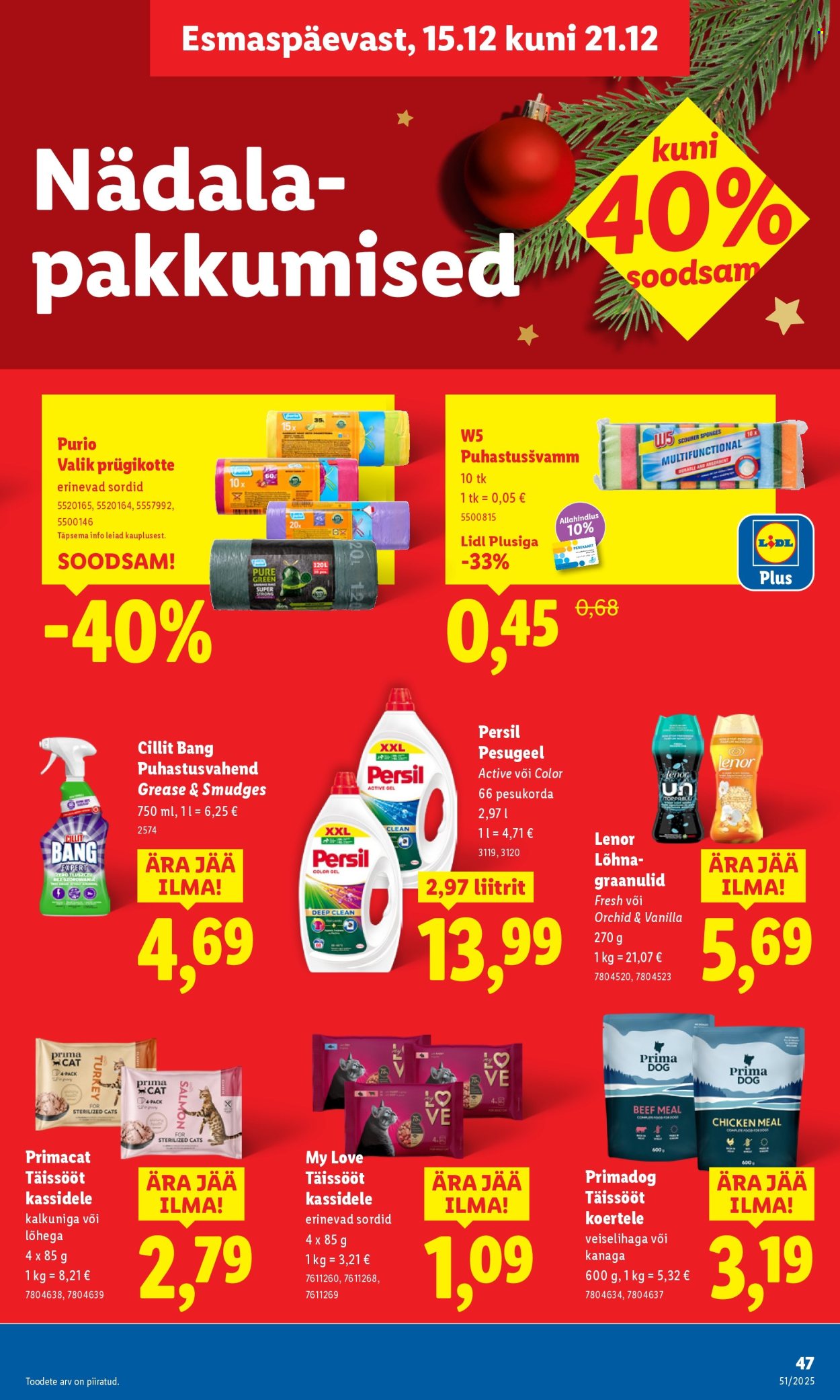 Lidl kliendileht - 18.12.2025 - 21.12.2025. Lehekülg 47