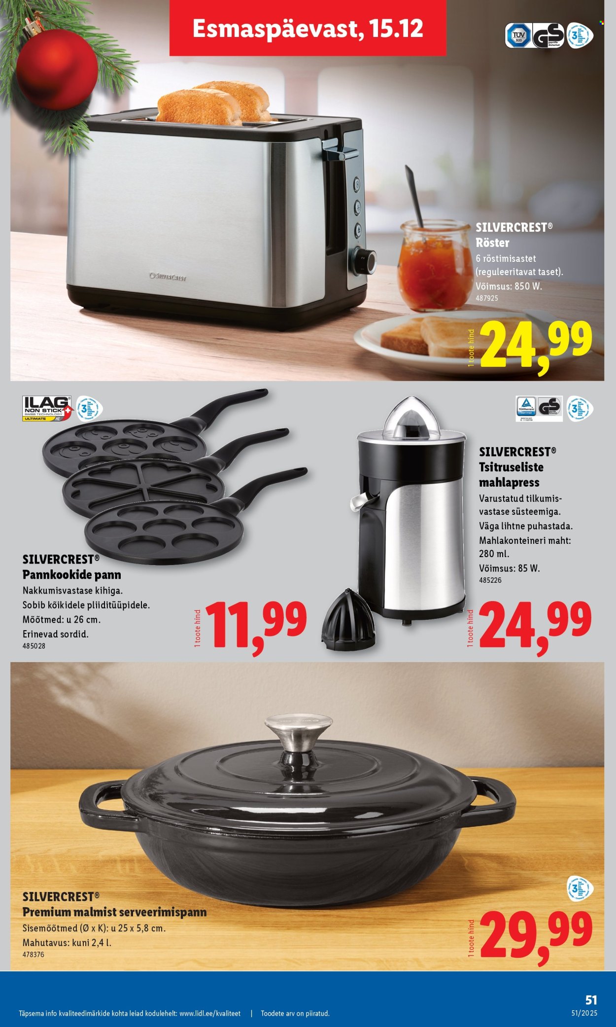Lidl kliendileht - 18.12.2025 - 21.12.2025. Lehekülg 51