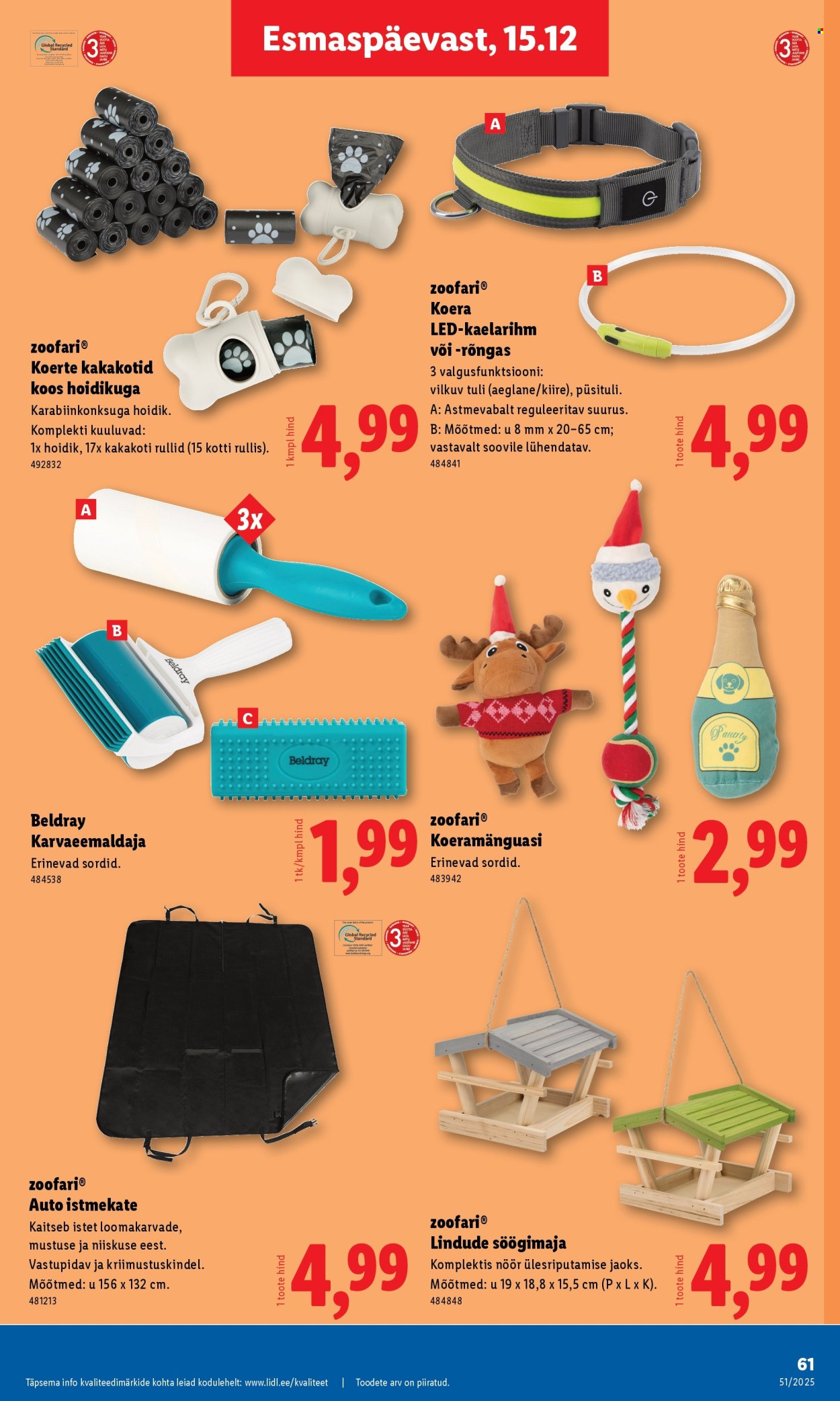 Lidl kliendileht - 18.12.2025 - 21.12.2025. Lehekülg 61