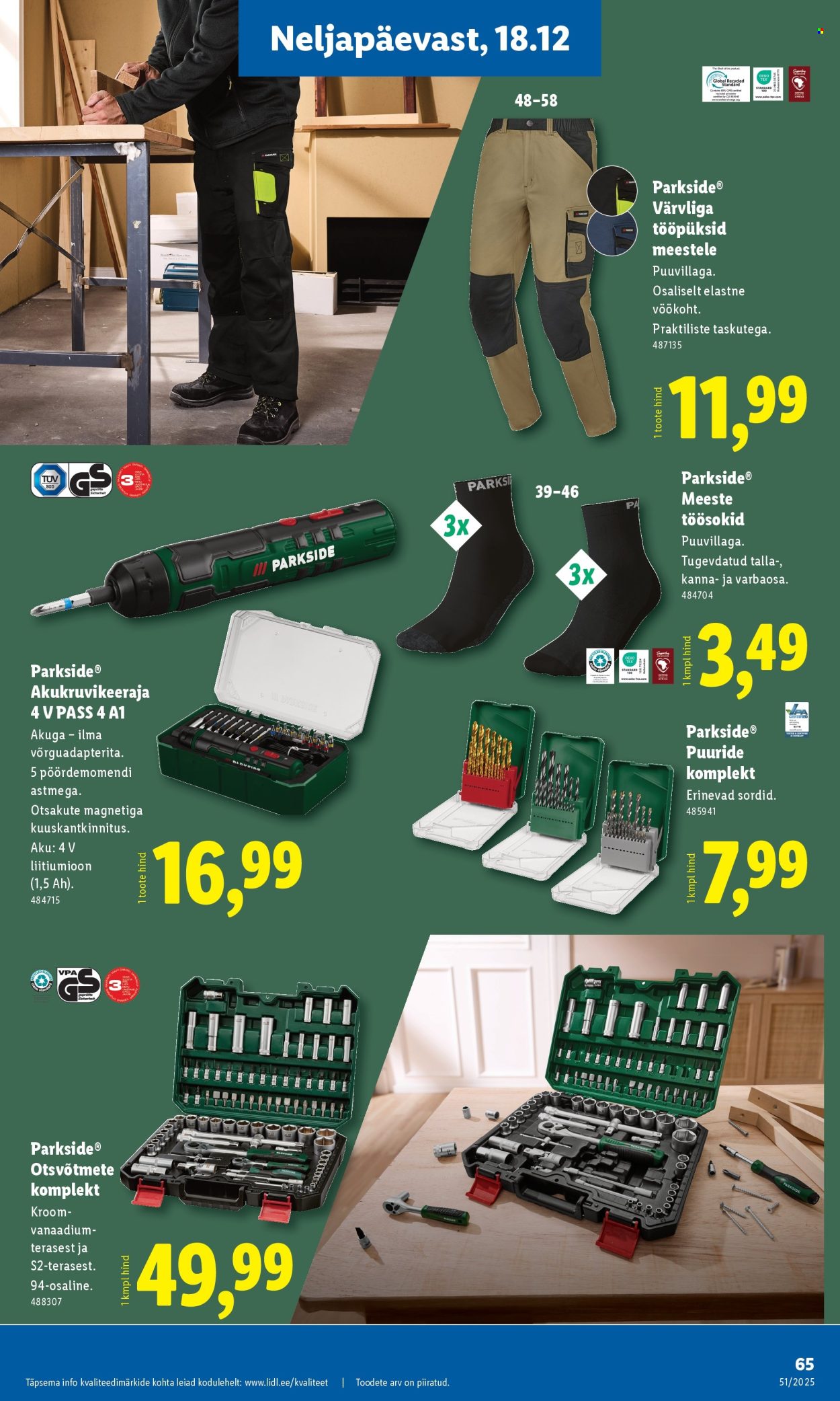 Lidl kliendileht - 18.12.2025 - 21.12.2025. Lehekülg 65