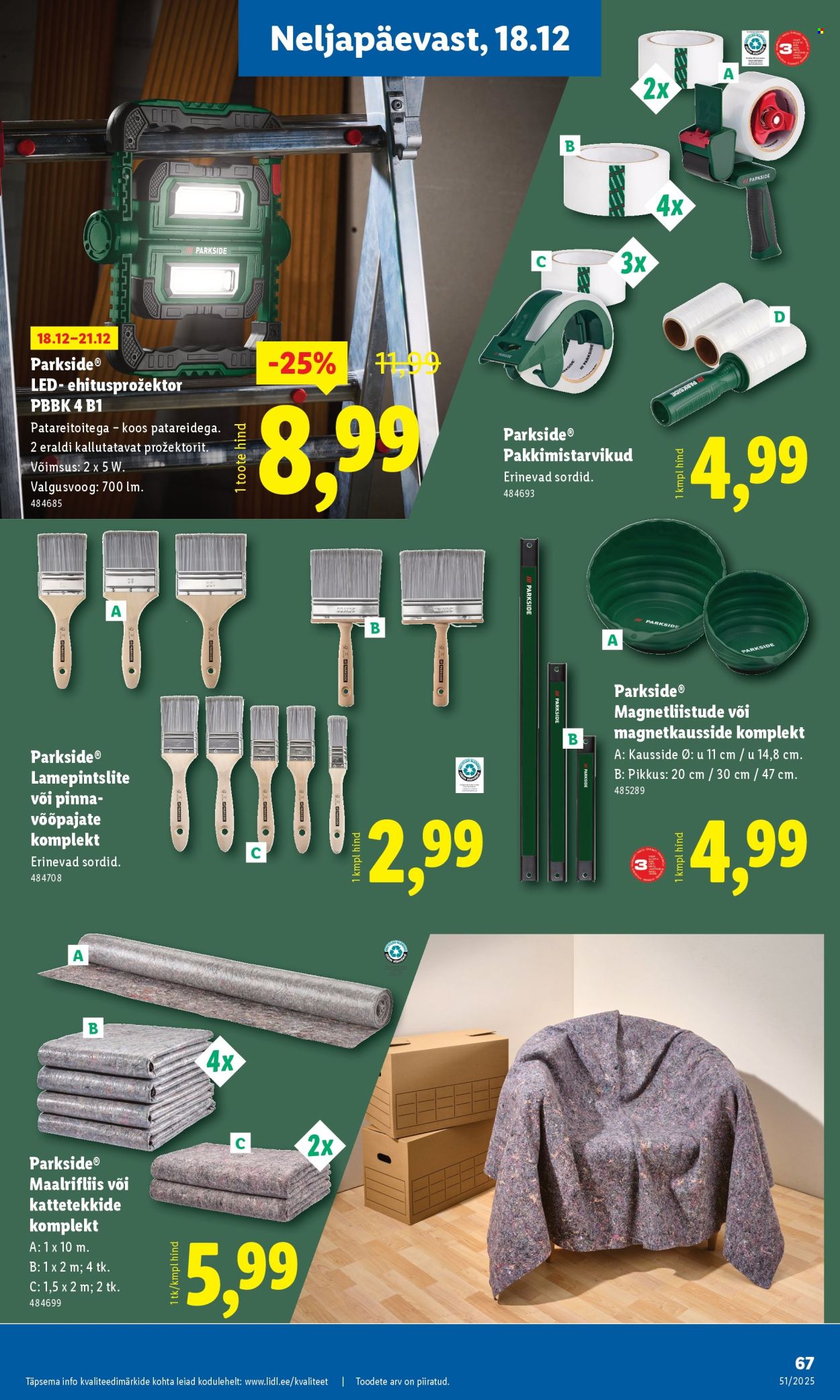 Lidl kliendileht - 18.12.2025 - 21.12.2025. Lehekülg 67