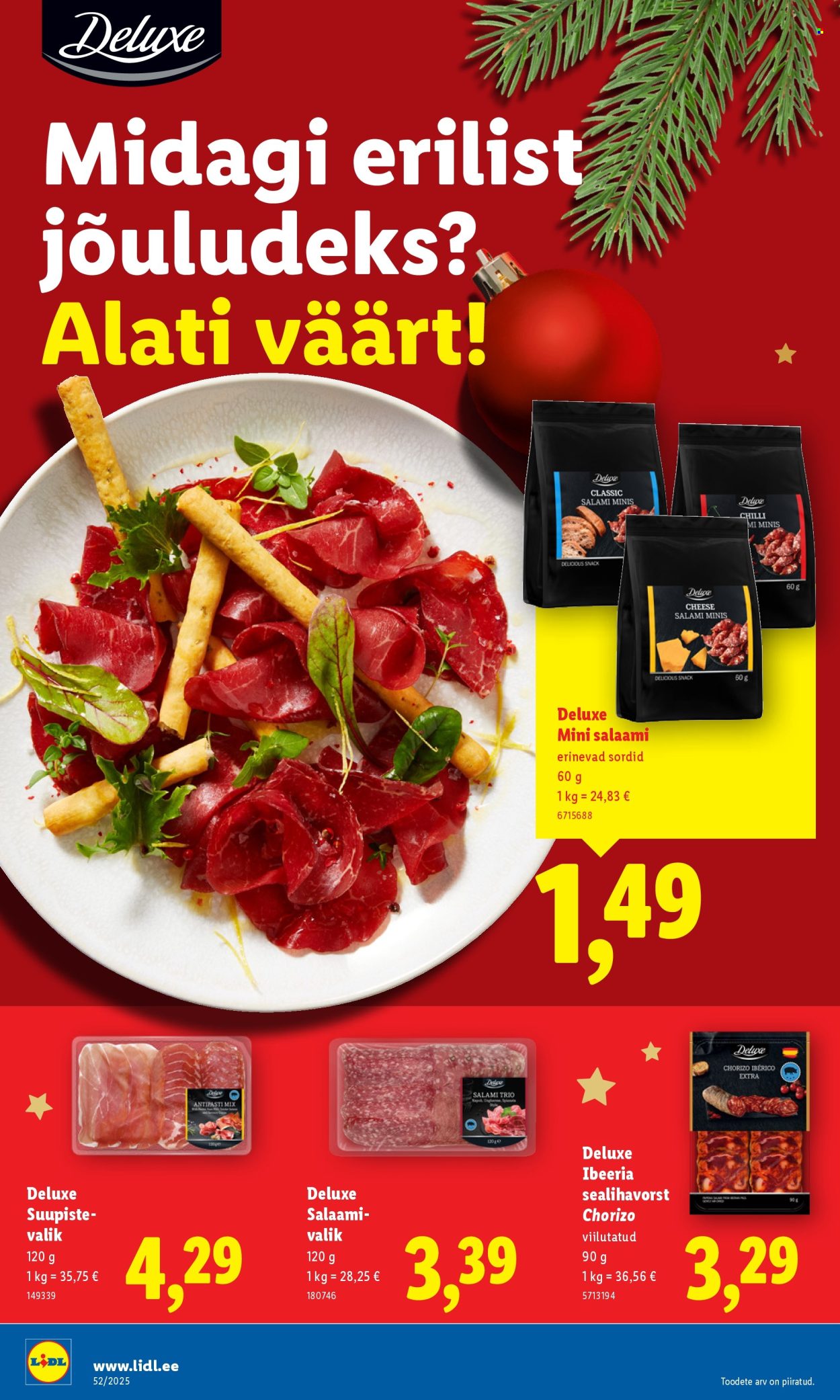 Lidl kliendileht - 22.12.2025 - 28.12.2025. Lehekülg 12