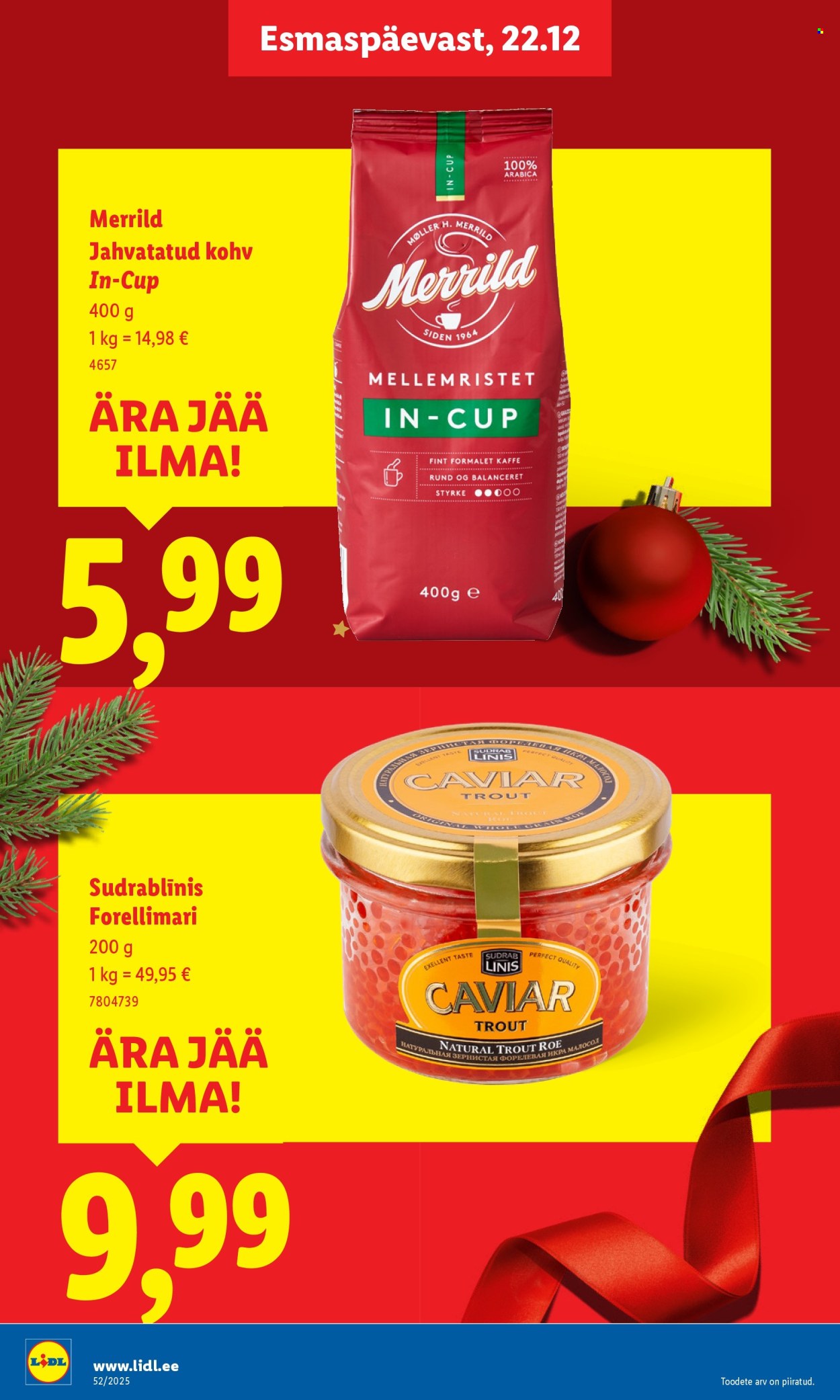 Lidl kliendileht - 22.12.2025 - 28.12.2025. Lehekülg 18