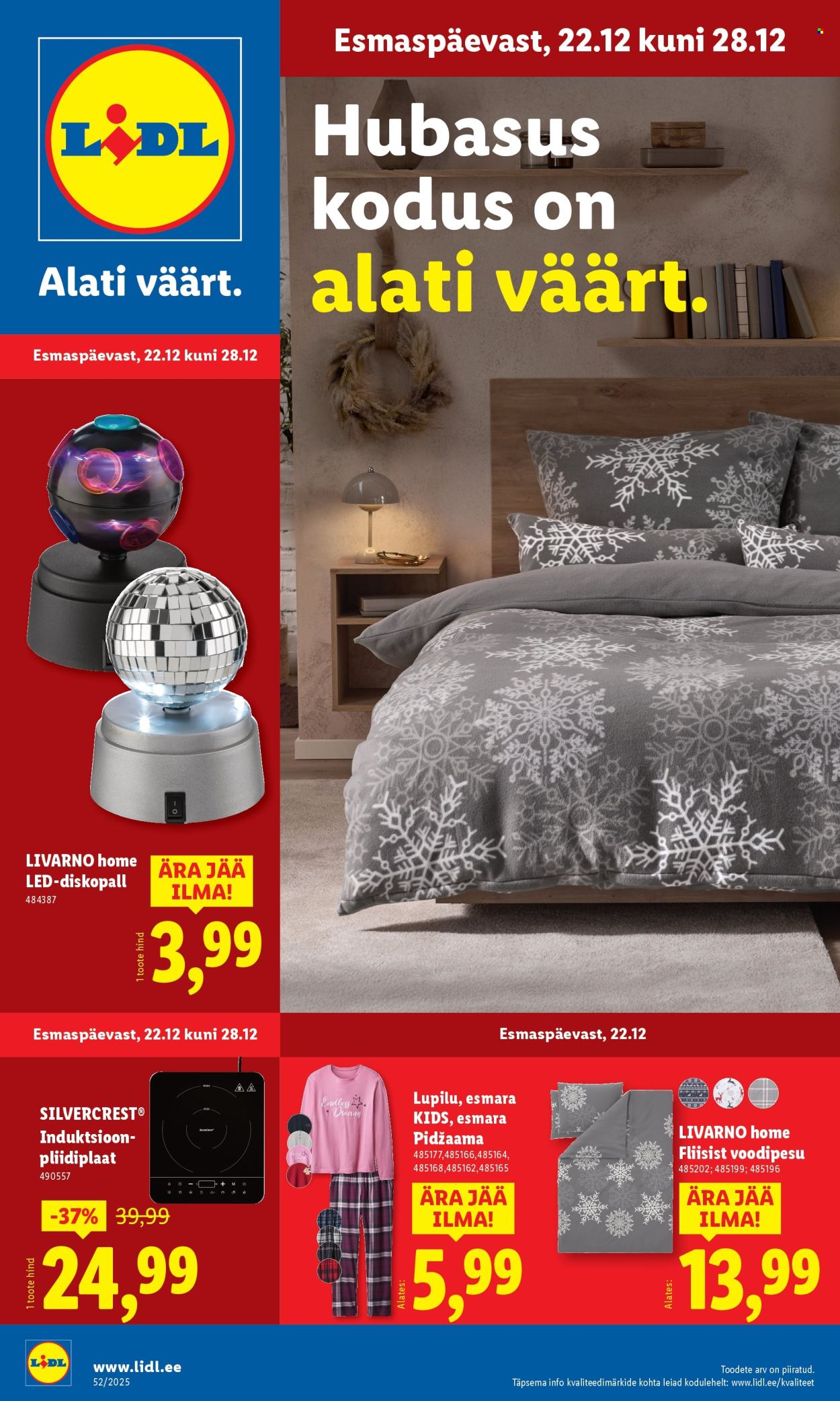 Lidl kliendileht - 22.12.2025 - 28.12.2025. Lehekülg 1