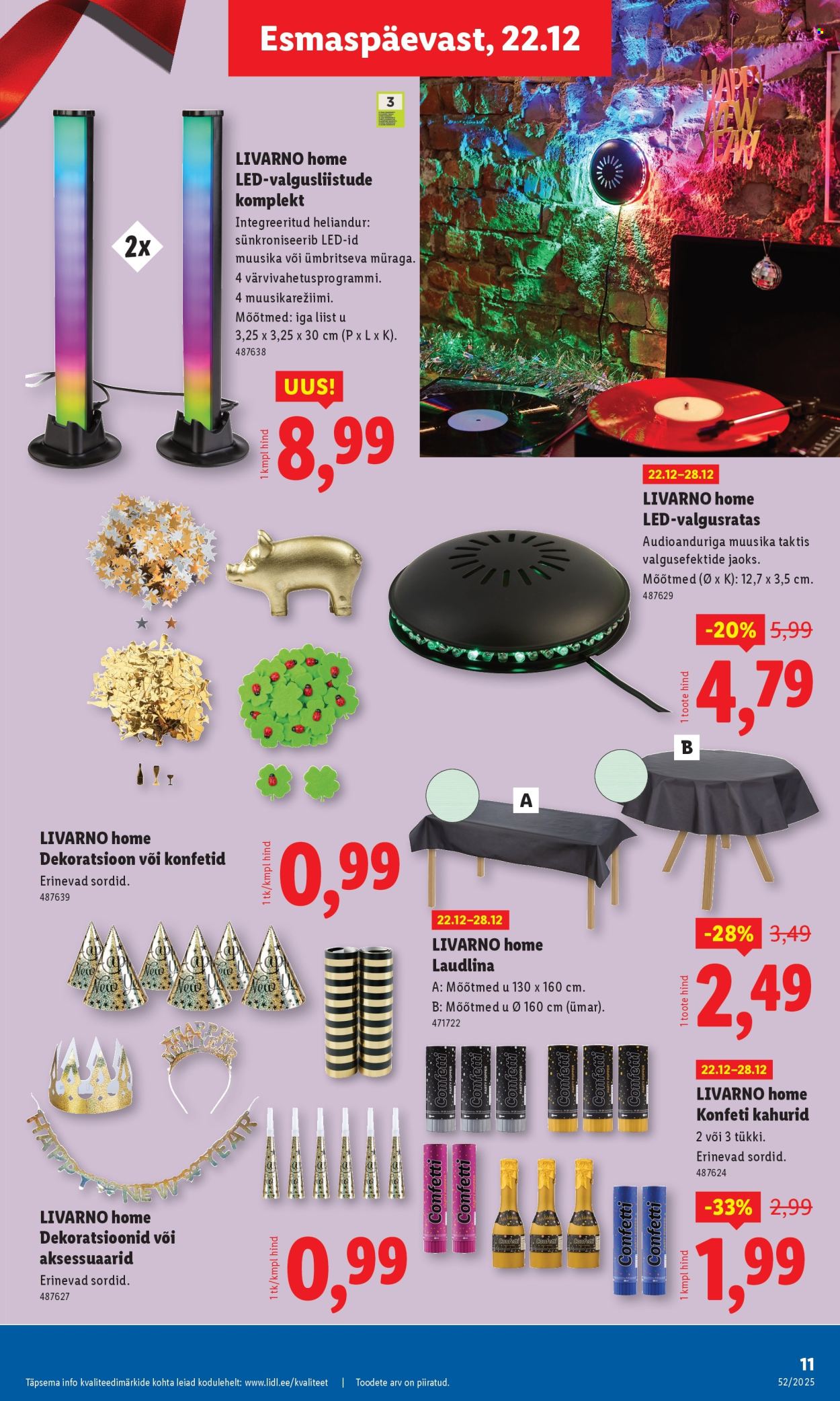 Lidl kliendileht - 22.12.2025 - 28.12.2025. Lehekülg 11
