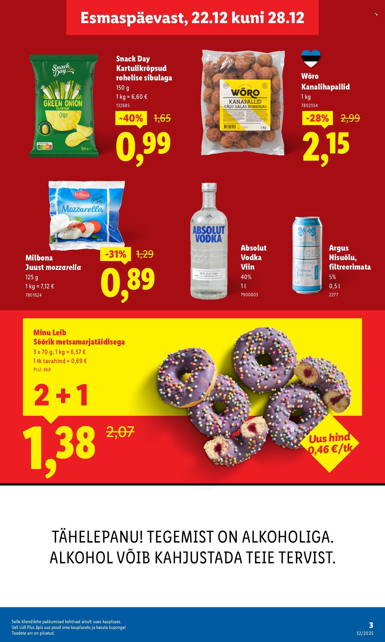 Lidl kliendileht - 22.12.2025 - 28.12.2025. Lehekülg 3