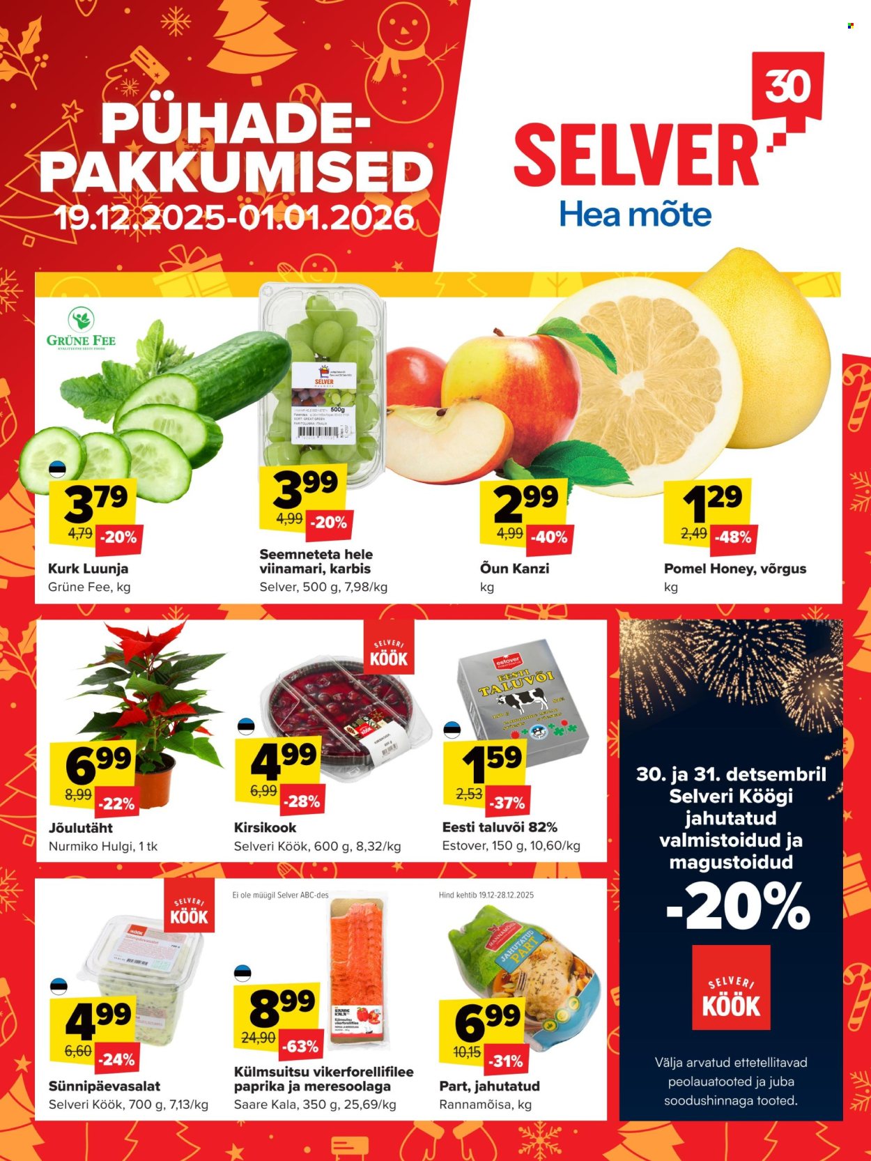 Selver kliendileht - 19.12.2025 - 01.01.2026. Lehekülg 1