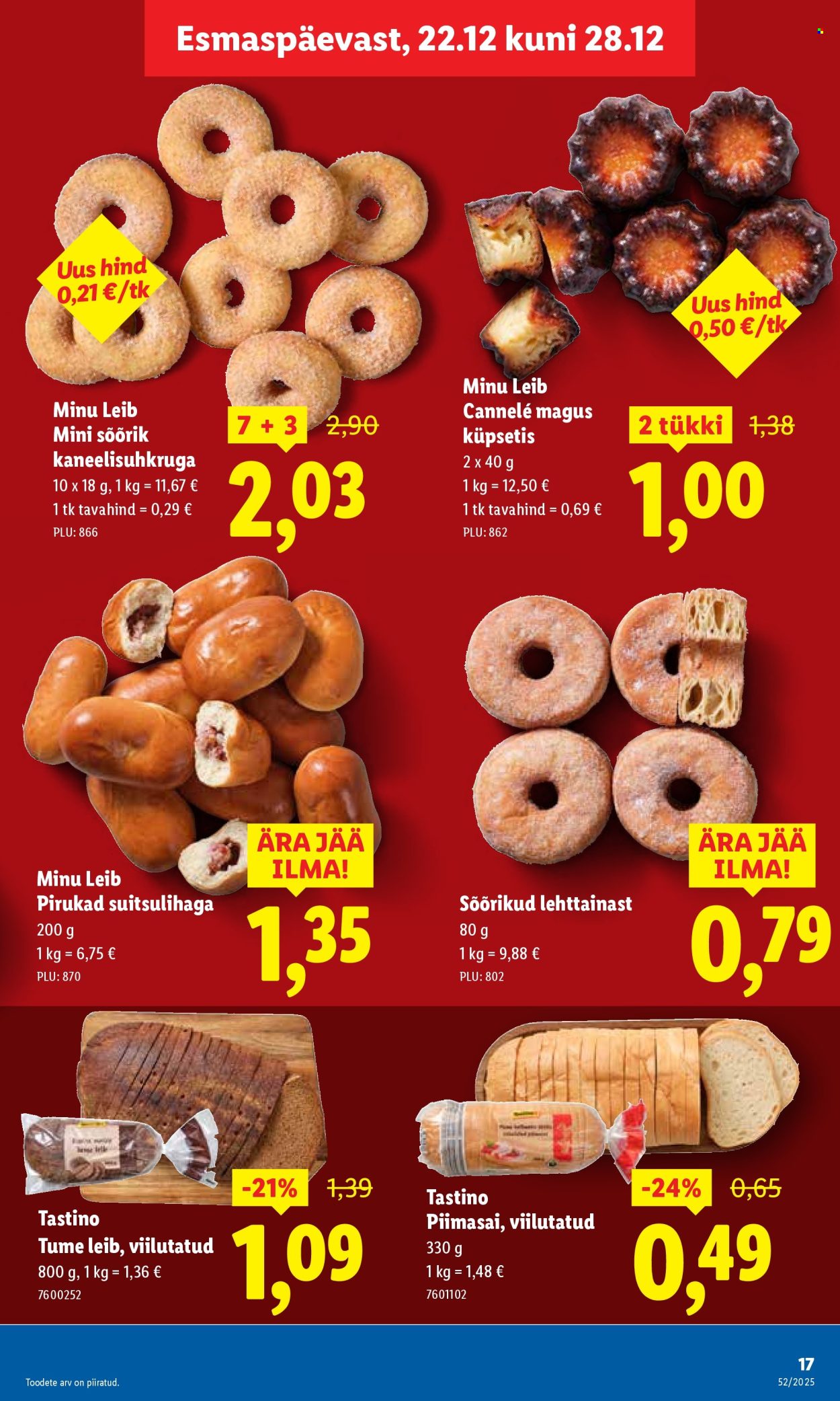 Lidl kliendileht - 25.12.2025 - 28.12.2025. Lehekülg 17