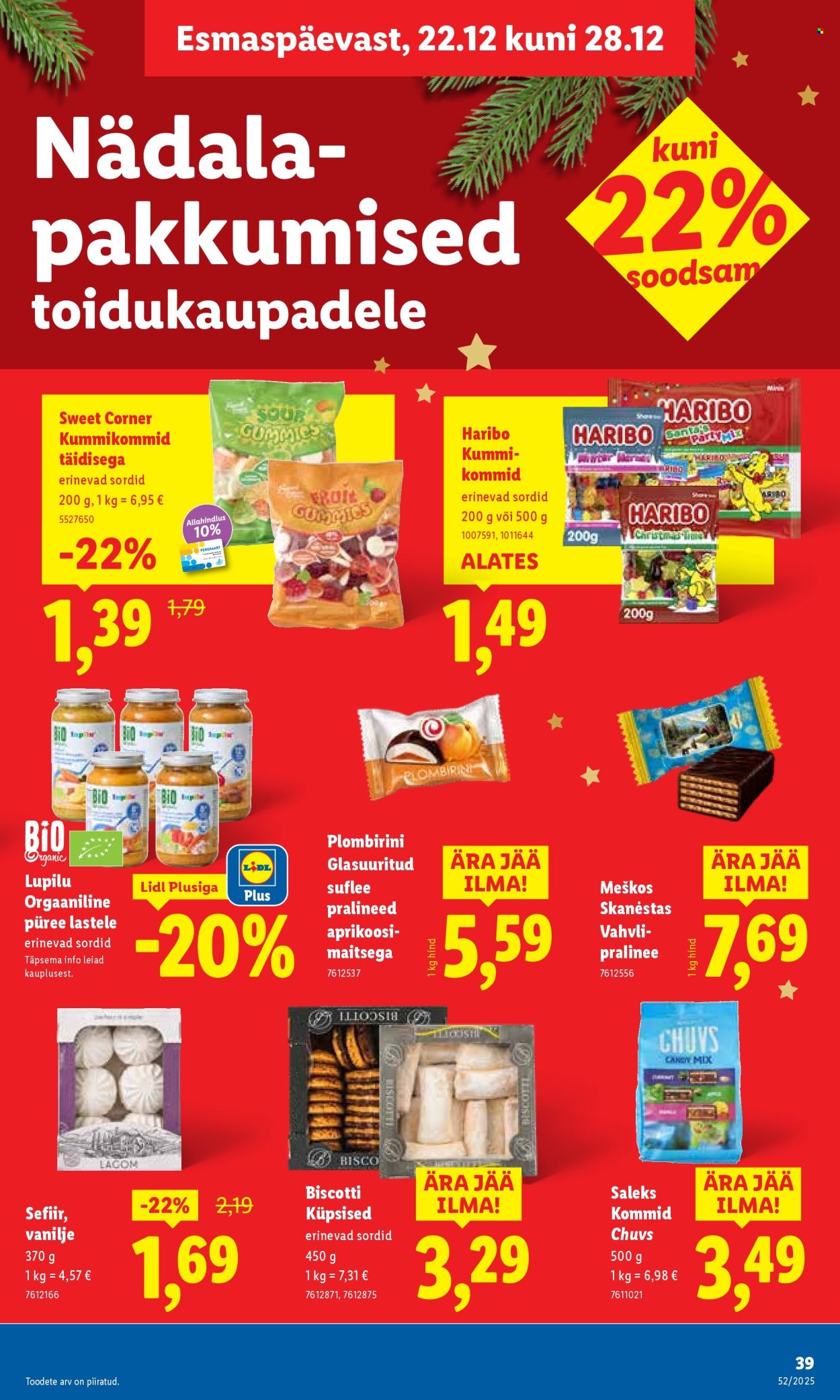 Lidl kliendileht - 25.12.2025 - 28.12.2025. Lehekülg 39