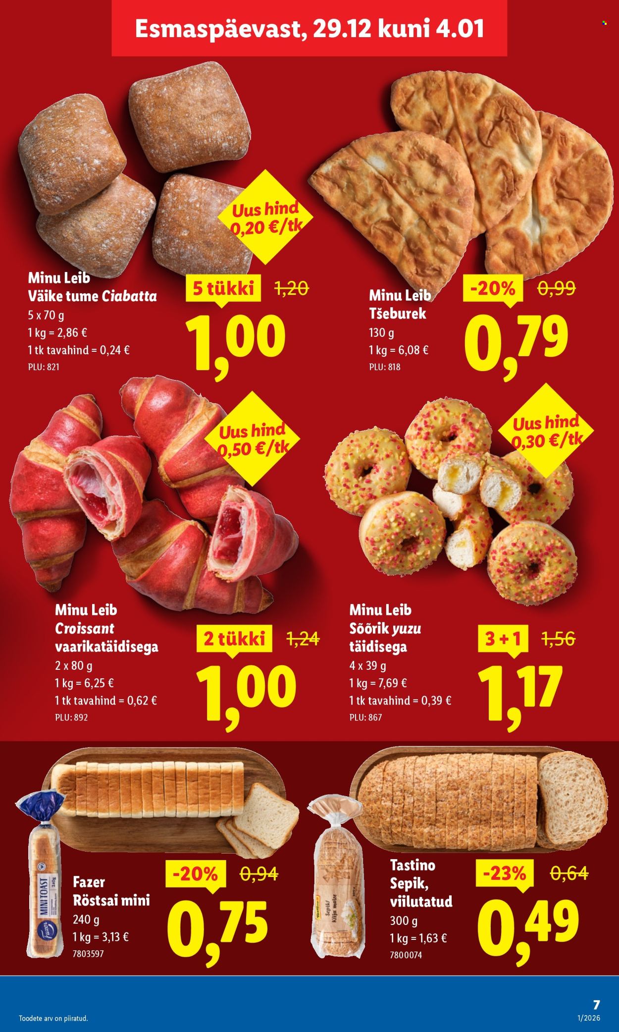 Lidl kliendileht - 29.12.2025 - 04.01.2026. Lehekülg 7