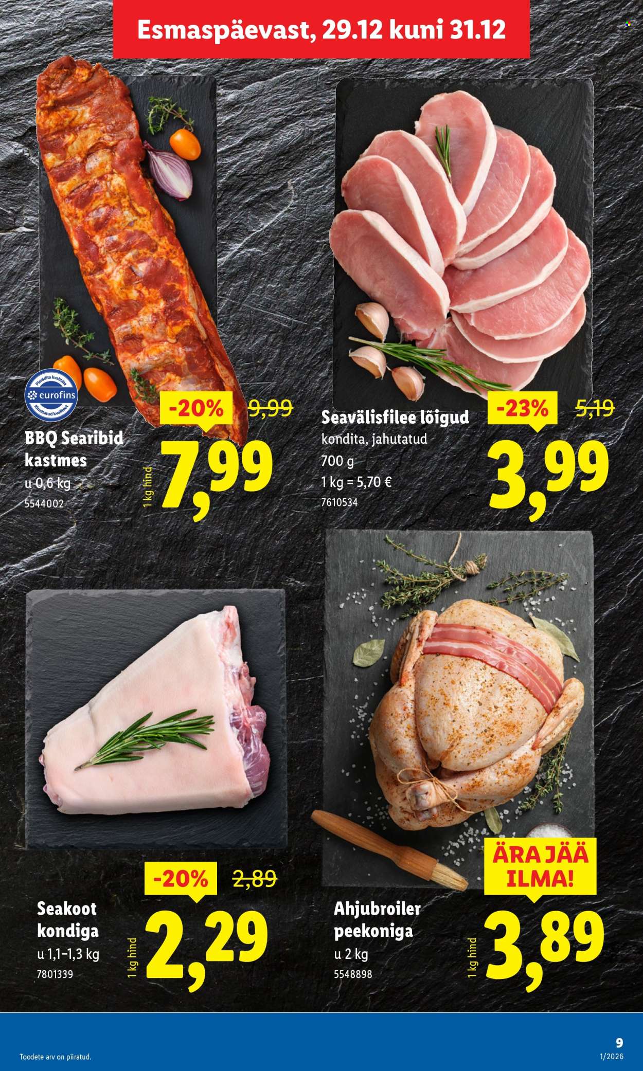 Lidl kliendileht - 29.12.2025 - 04.01.2026. Lehekülg 9