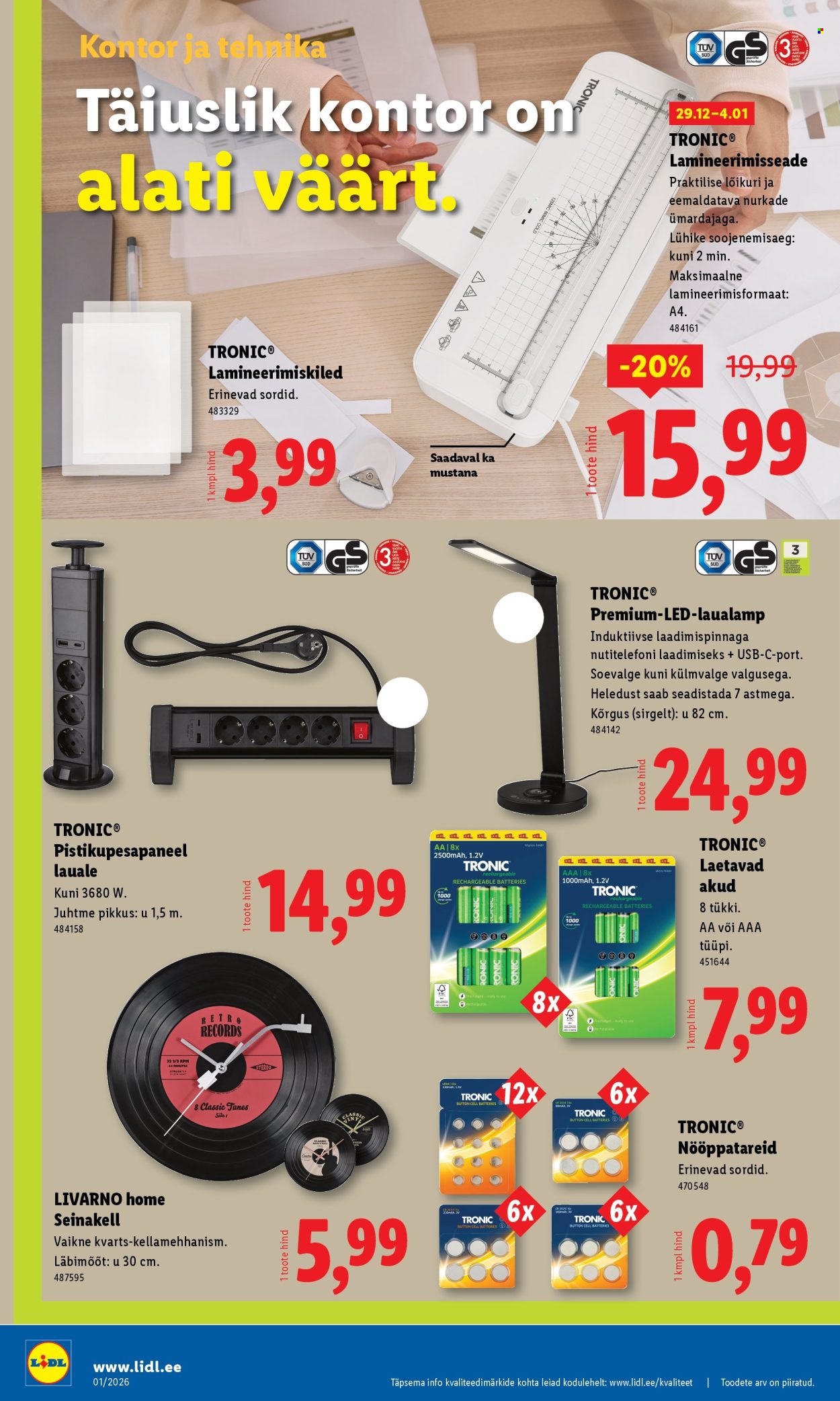 Lidl kliendileht - 29.12.2025 - 04.01.2026. Lehekülg 40