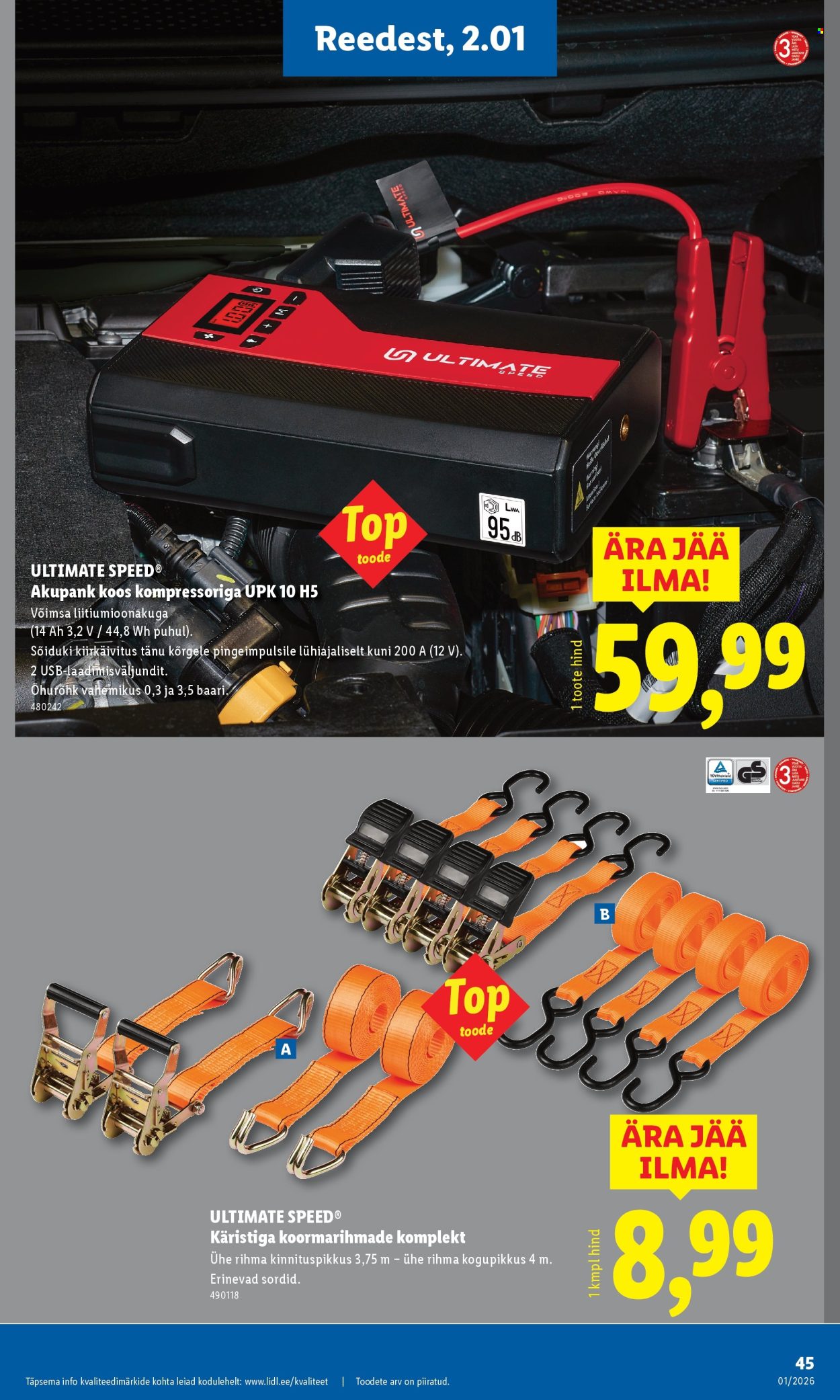 Lidl kliendileht - 29.12.2025 - 04.01.2026. Lehekülg 45