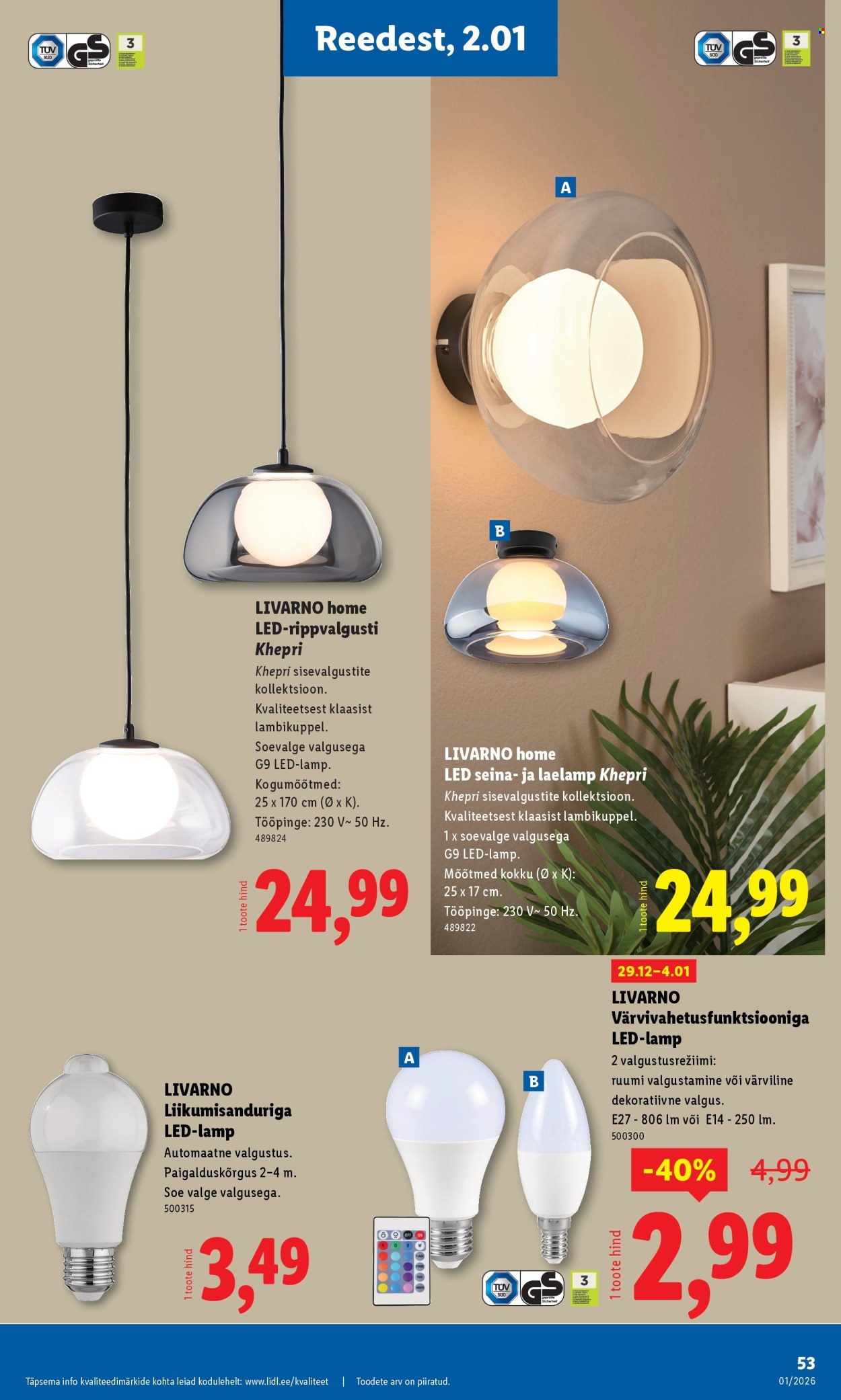 Lidl kliendileht - 29.12.2025 - 04.01.2026. Lehekülg 53