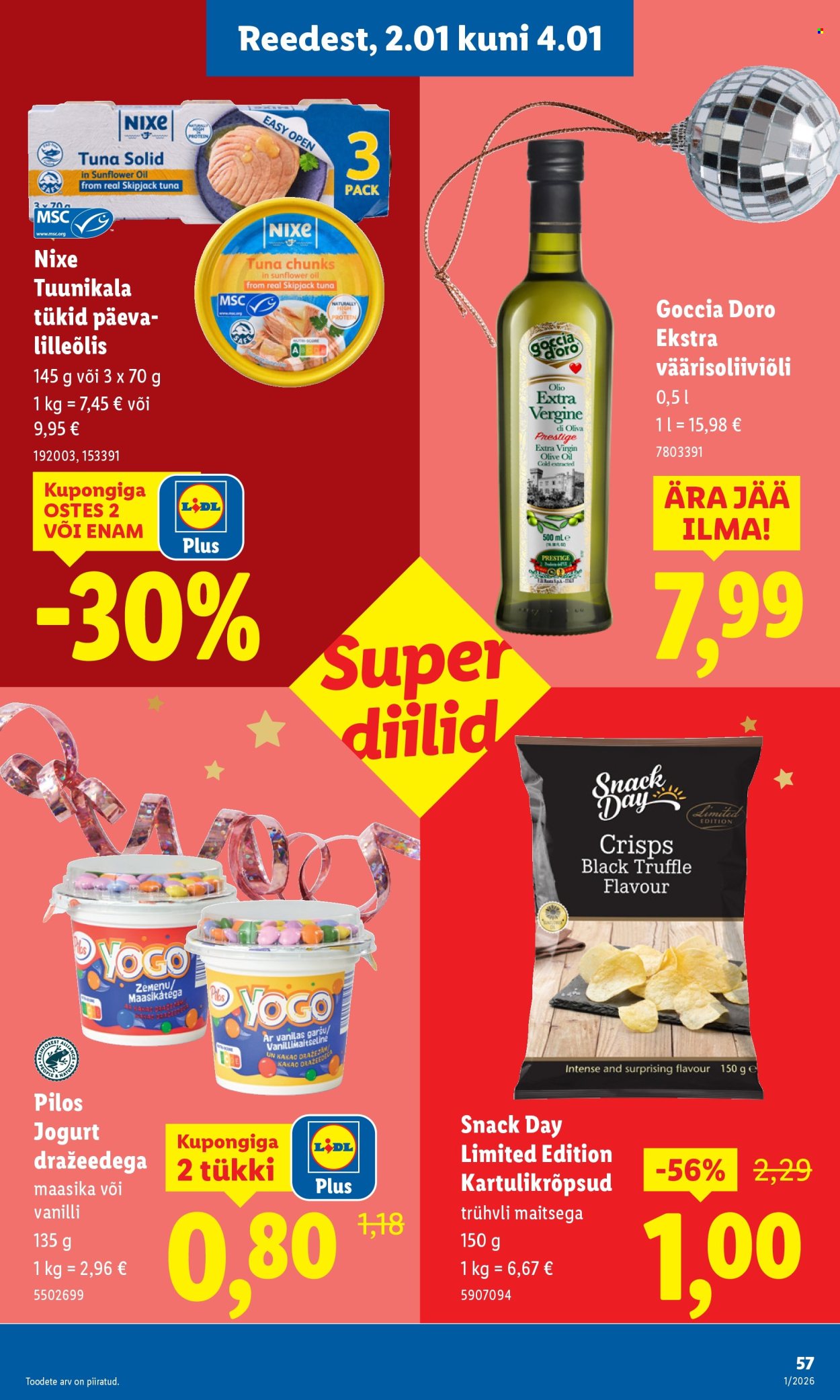 Lidl kliendileht - 29.12.2025 - 04.01.2026. Lehekülg 57