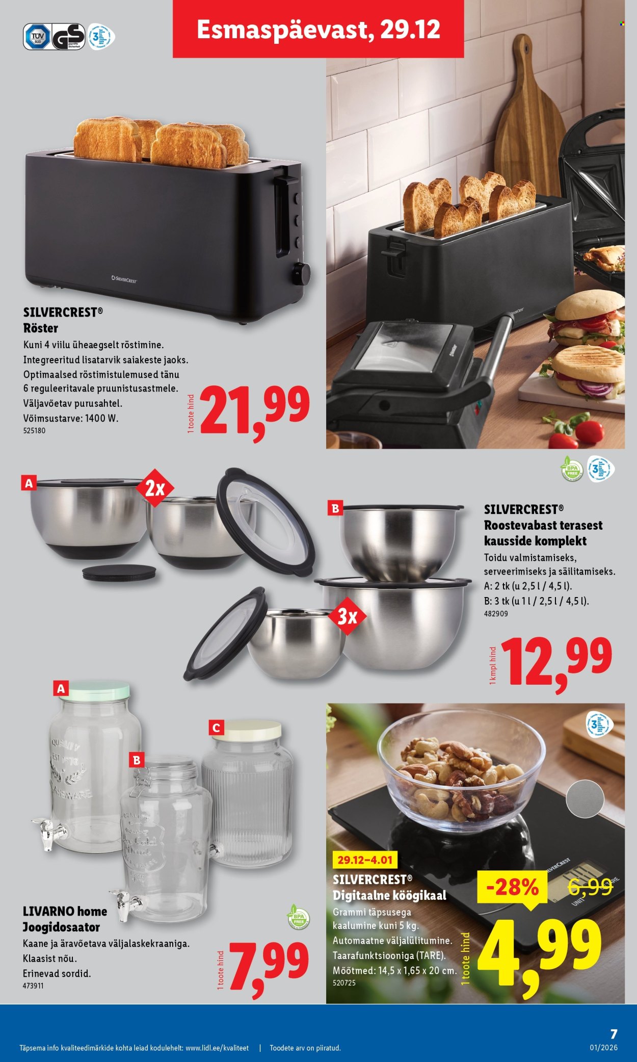 Lidl kliendileht - 29.12.2025 - 04.01.2026. Lehekülg 7