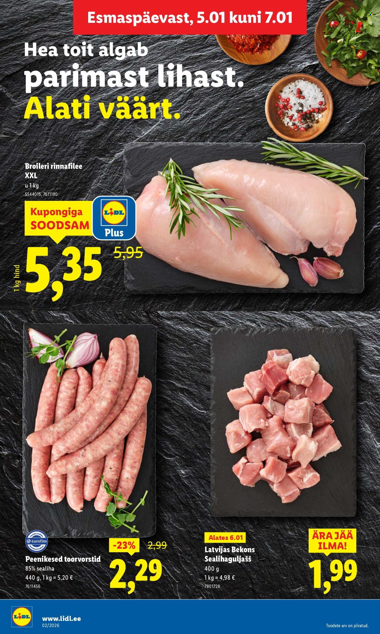 Lidl kliendileht - 05.01.2026 - 11.01.2026. Lehekülg 8