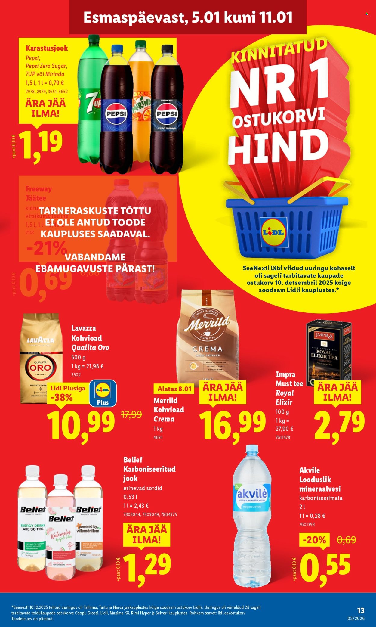 Lidl kliendileht - 05.01.2026 - 11.01.2026. Lehekülg 13