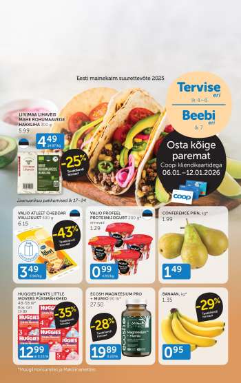 Kaupluse Coop kliendileht - 06.01.2026 - 12.01.2026.