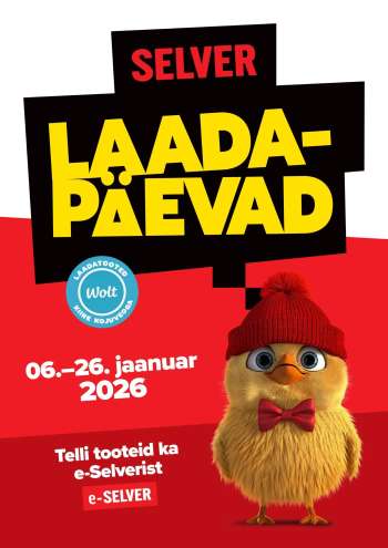 Kaupluse Selver kliendileht - 06.01.2026 - 26.01.2026.
