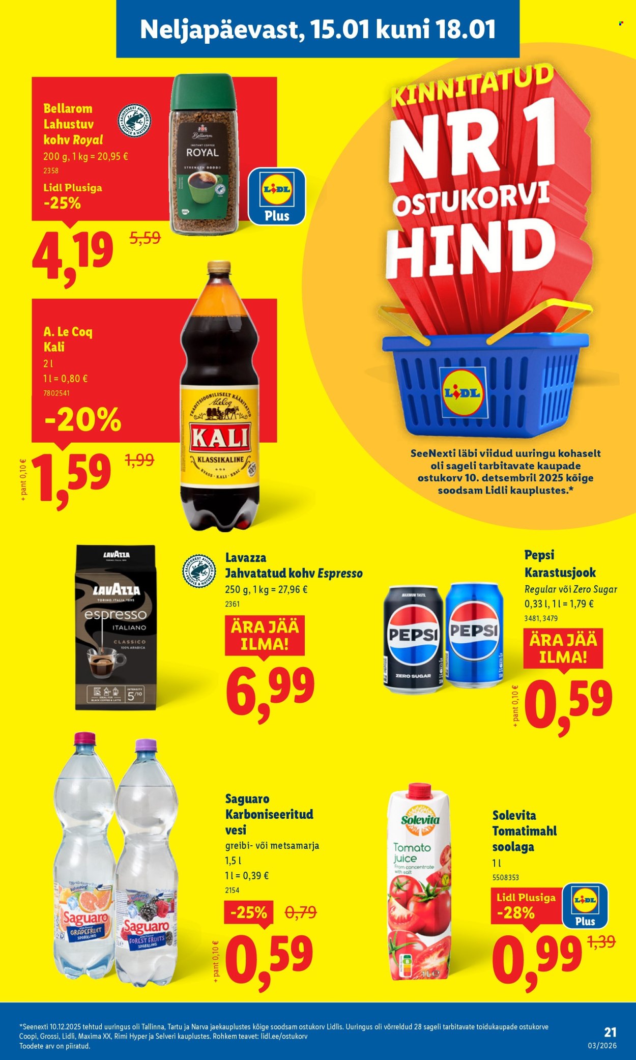 Lidl kliendileht - 12.01.2026 - 18.01.2026. Lehekülg 21