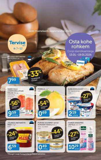 Kaupluse Coop kliendileht - 13.01.2026 - 19.01.2026.