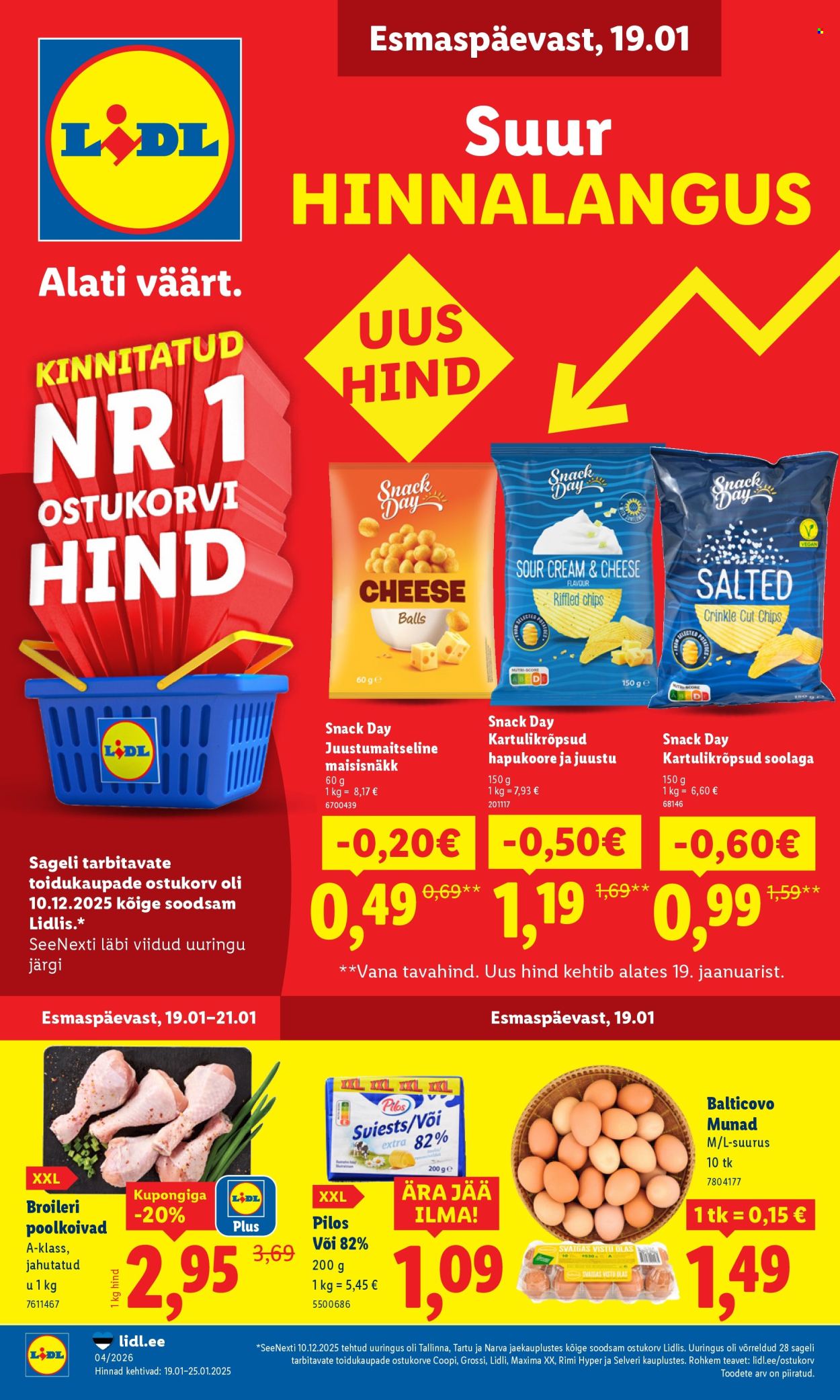 Lidl kliendileht - 19.01.2026 - 25.01.2026. Lehekülg 1