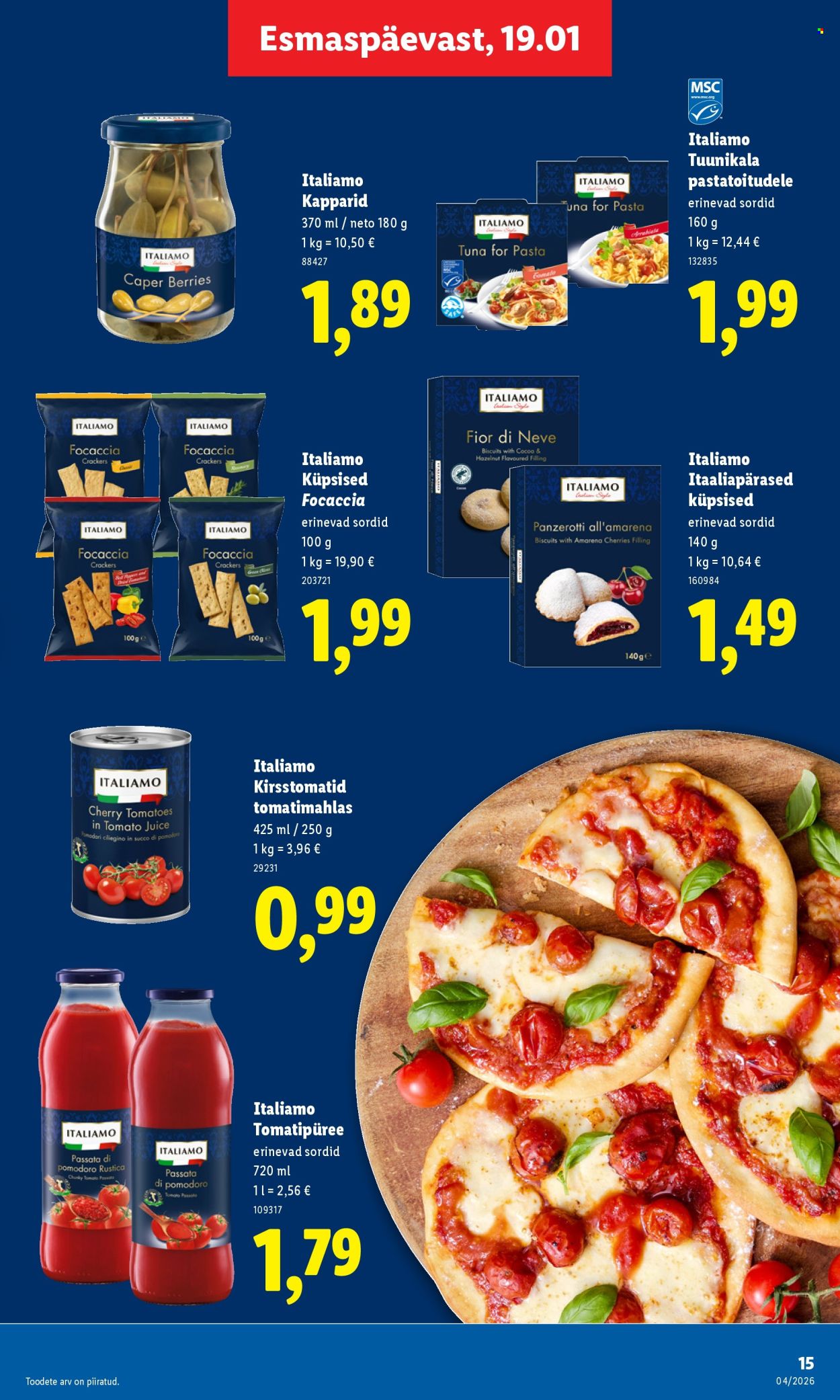 Lidl kliendileht - 19.01.2026 - 25.01.2026. Lehekülg 15