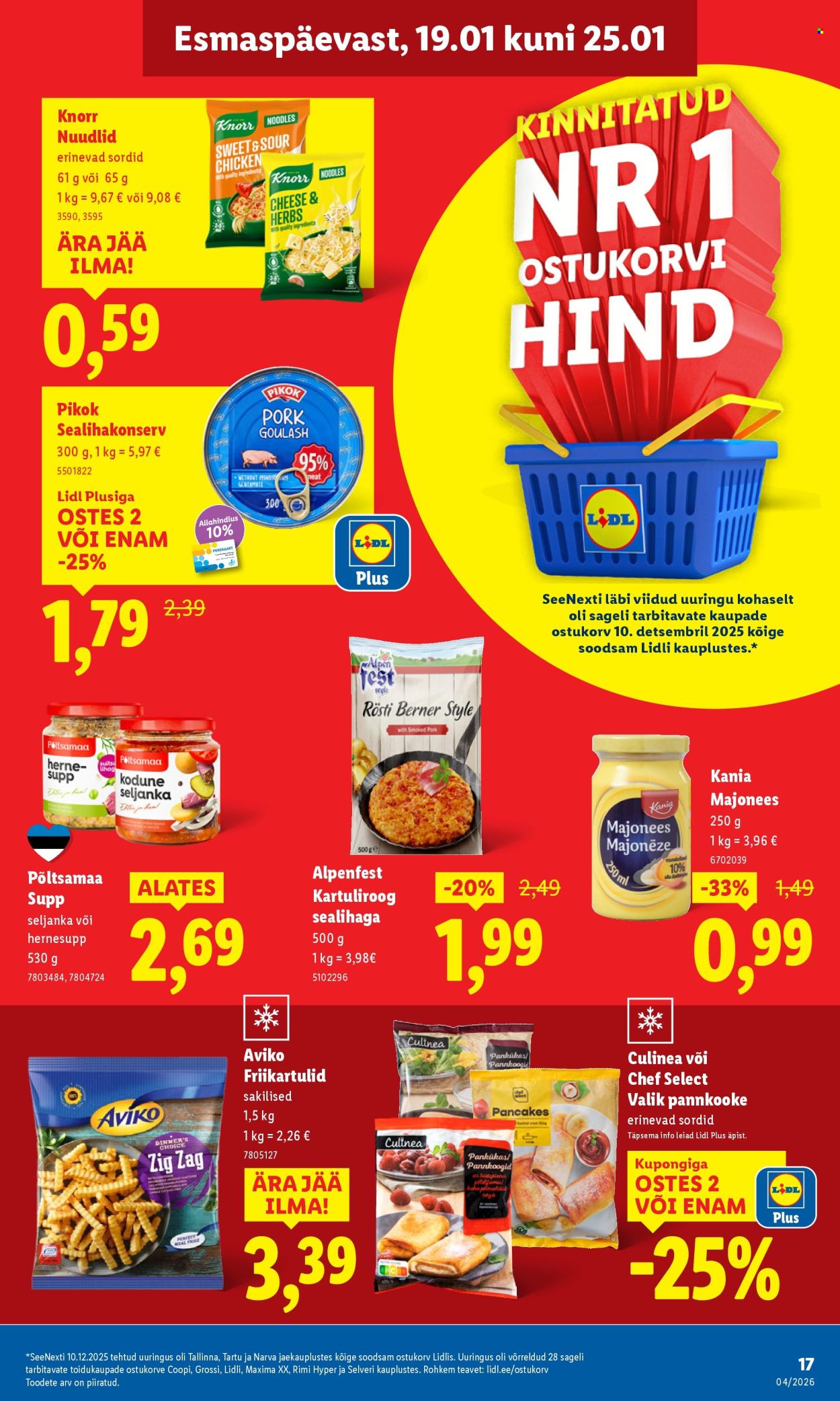 Lidl kliendileht - 19.01.2026 - 25.01.2026. Lehekülg 17