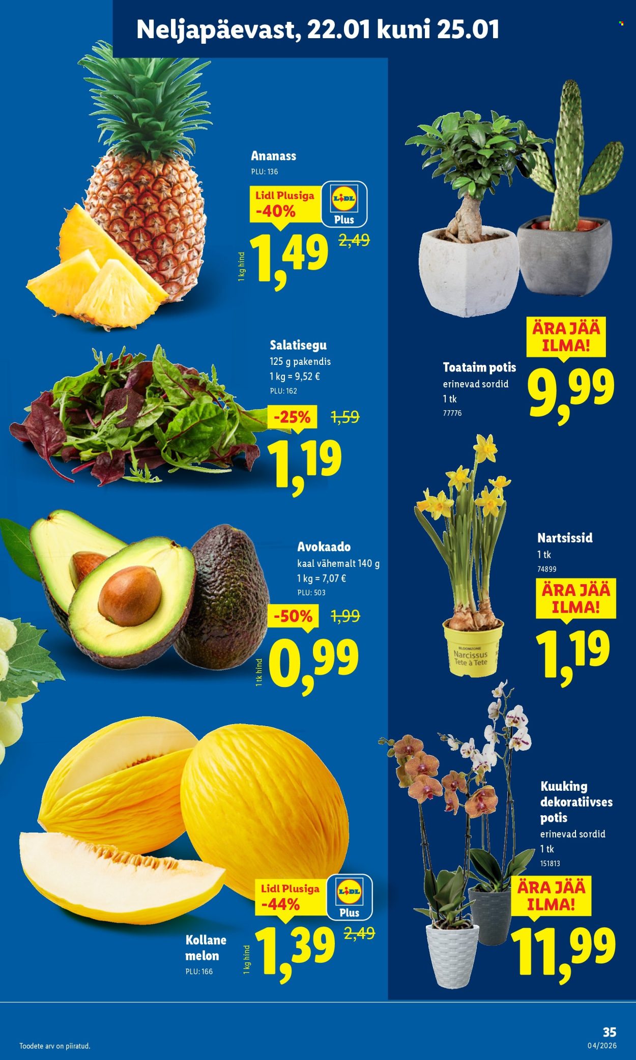 Lidl kliendileht - 19.01.2026 - 25.01.2026. Lehekülg 35