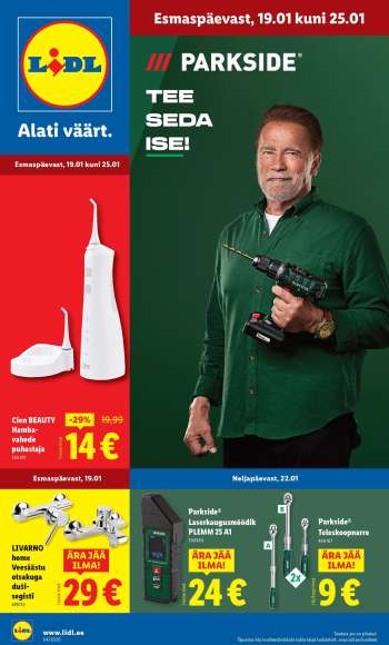Kaupluse Lidl kliendileht - 19.01.2026 - 25.01.2026.