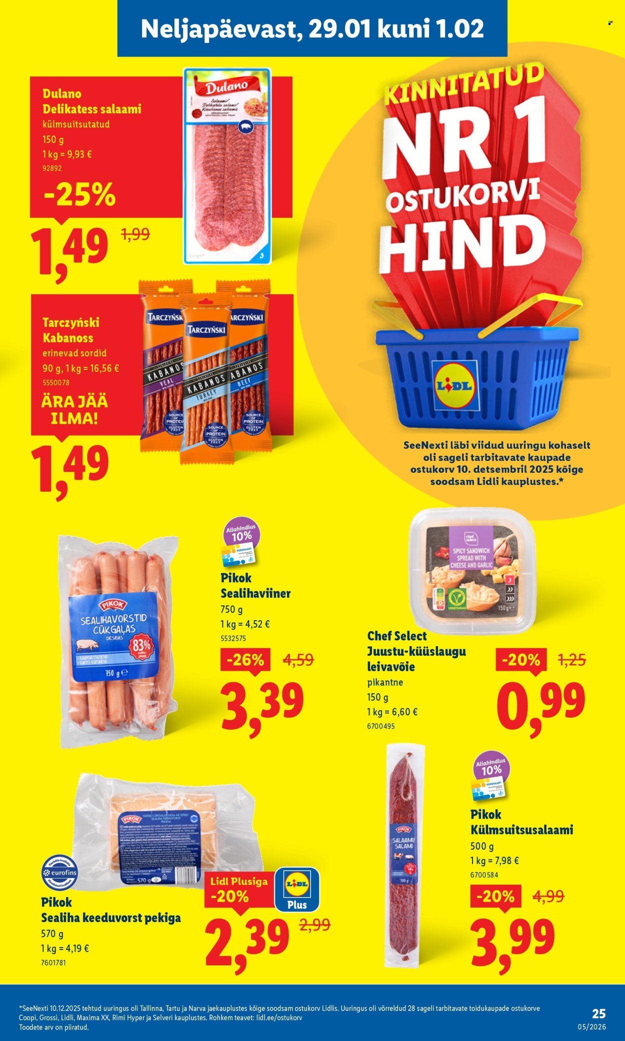 Lidl kliendileht - 26.01.2026 - 01.02.2026. Lehekülg 25