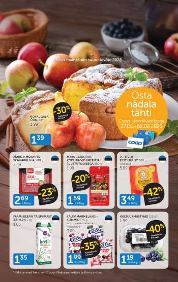Kaupluse Coop kliendileht - 27.01.2026 - 02.02.2026.