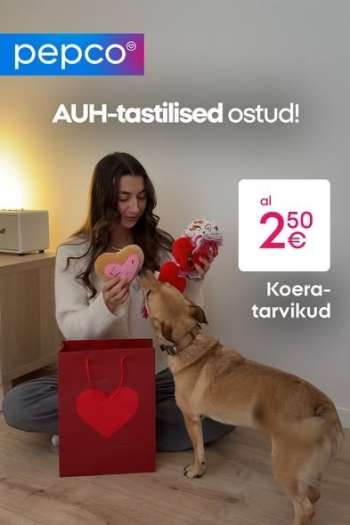 Kaupluse Pepco kliendileht.