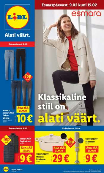 Kaupluse Lidl kliendileht - 09.02.2026 - 15.02.2026.