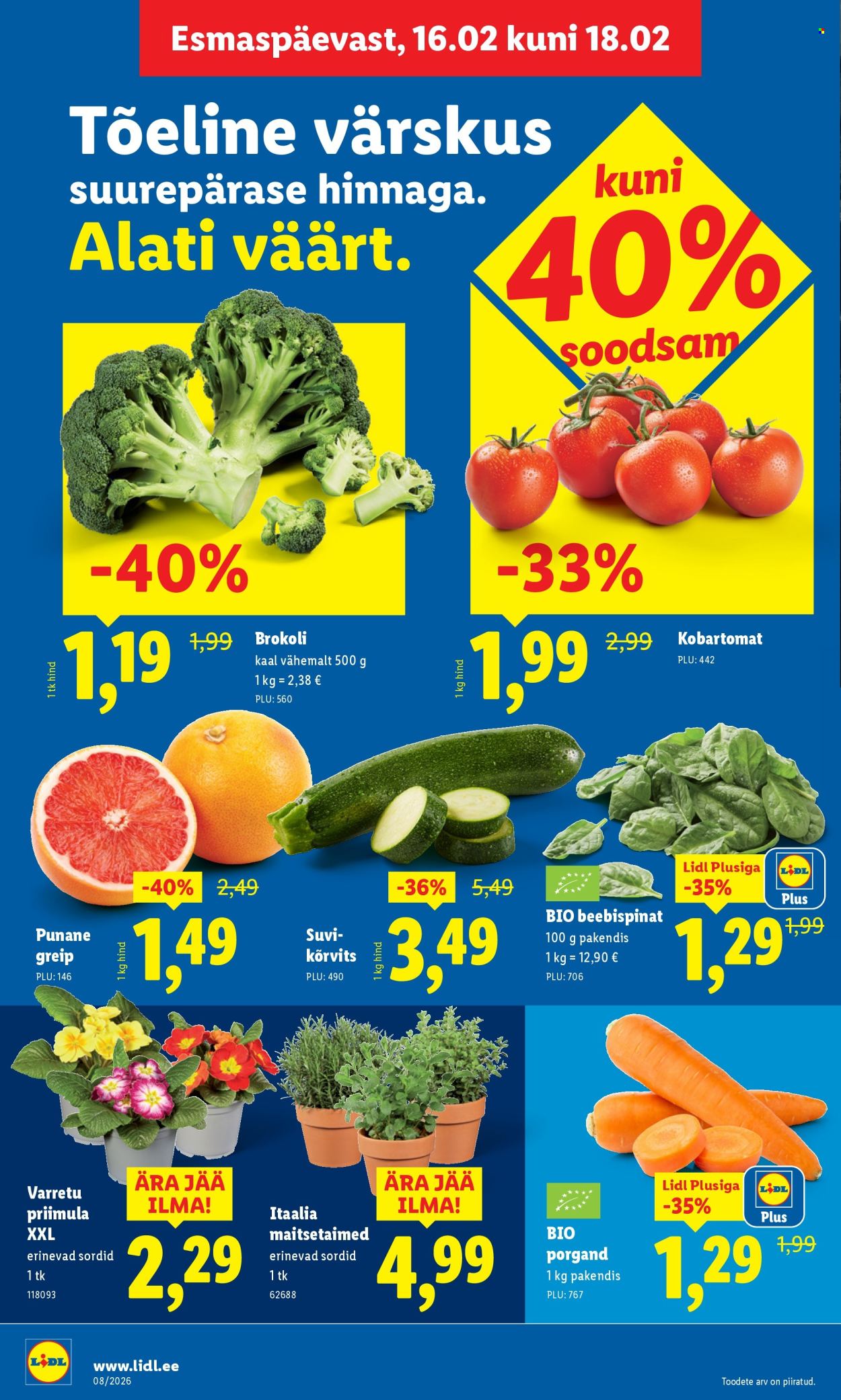 Lidl kliendileht - 16.02.2026 - 22.02.2026. Lehekülg 4