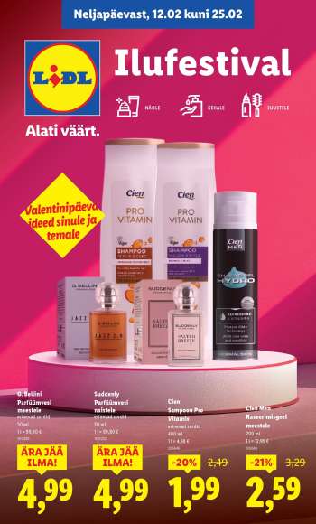 Kaupluse Lidl kliendileht - 12.02.2026 - 25.02.2026.